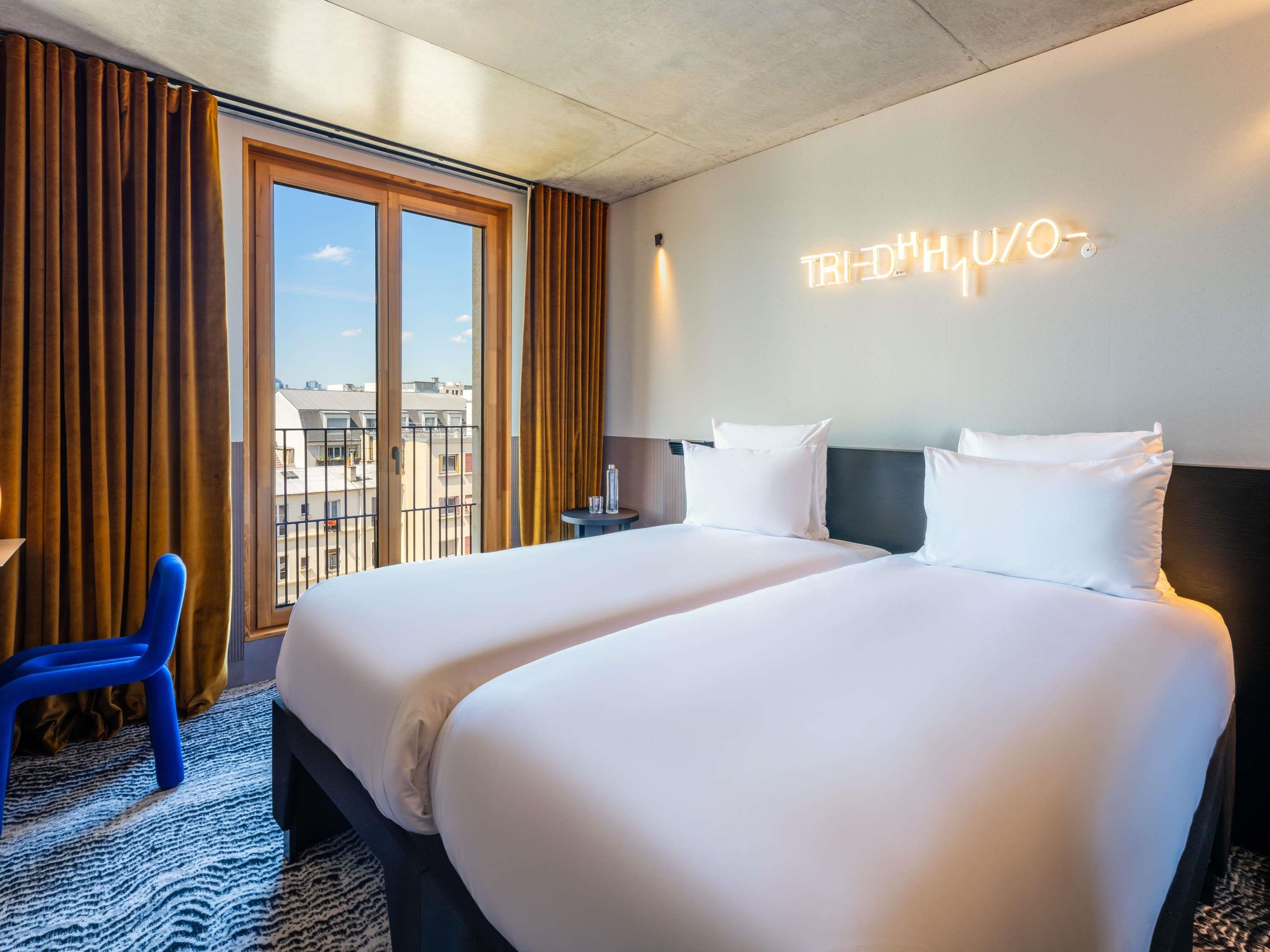 Tribe Paris Clichy Room Type - TRIBE Essential 2 single beds