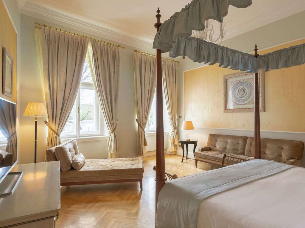 The Mozart Prague Room Type - DELUXE SUITE RIVER VIEW - 1 King Bed, View to River, Charles Bridge and Prague Castle The Mozart Prague Room Type - DELUXE SUITE RIVER VIEW - 1 King Bed, View to River, Charles Bridge and Prague Castle