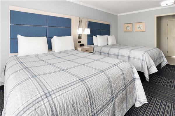 2 Queen Beds, Deluxe Room, Second Floor, Stair Access Only, Balcony, NSMK
