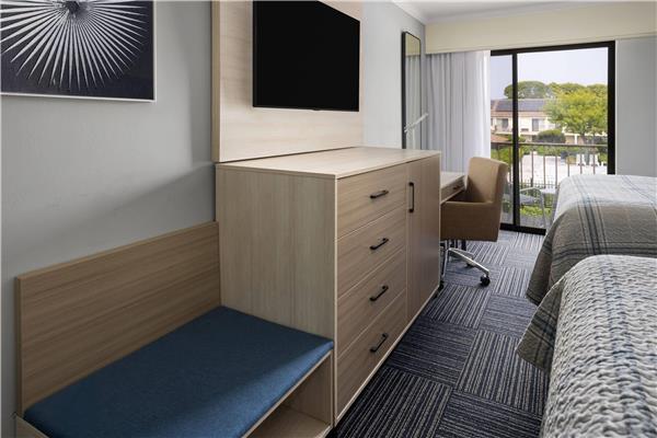 2 Queen Beds, Deluxe Room, Second Floor, Stair Access Only, Balcony, NSMK