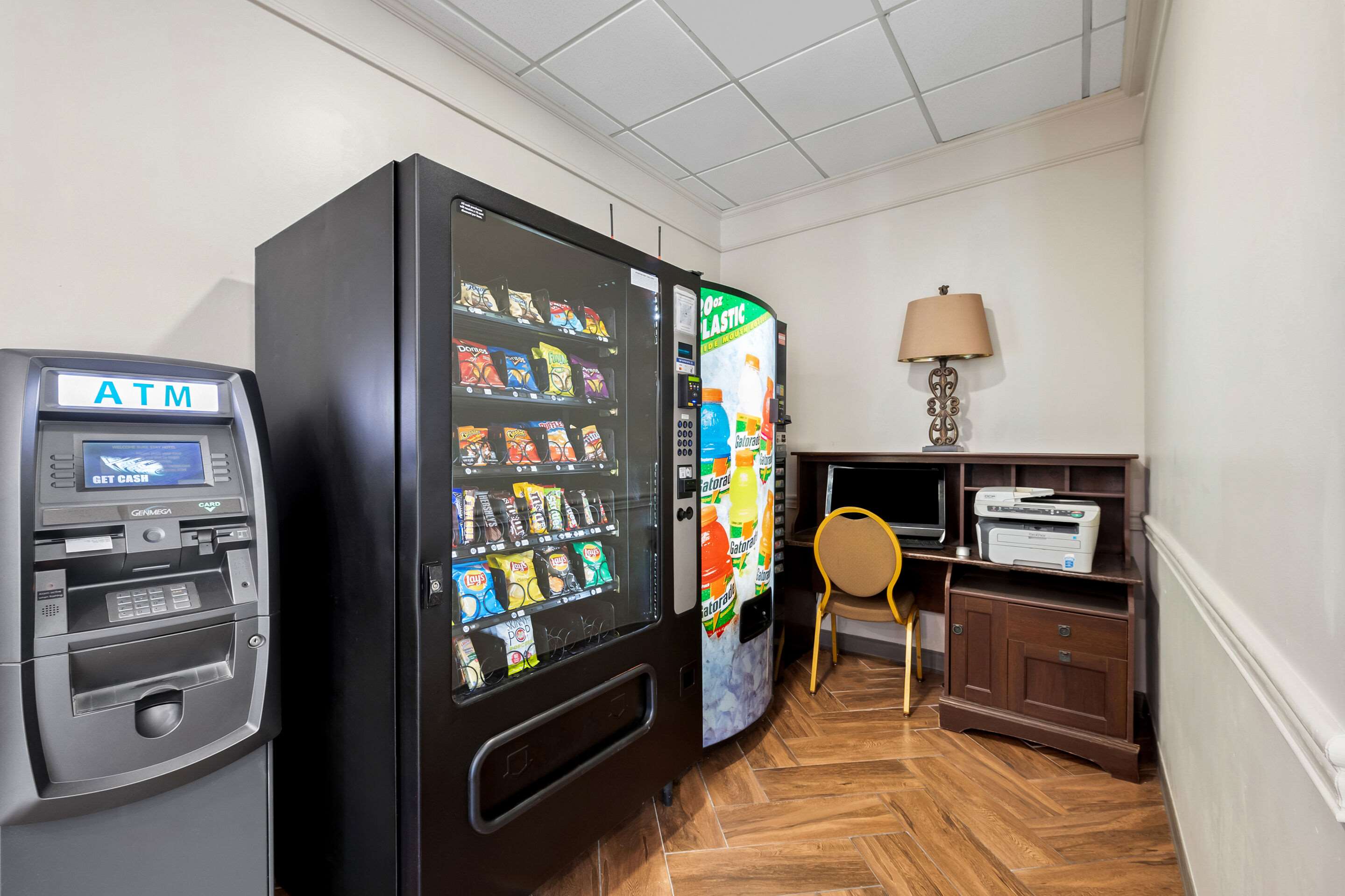 Hotel vending area