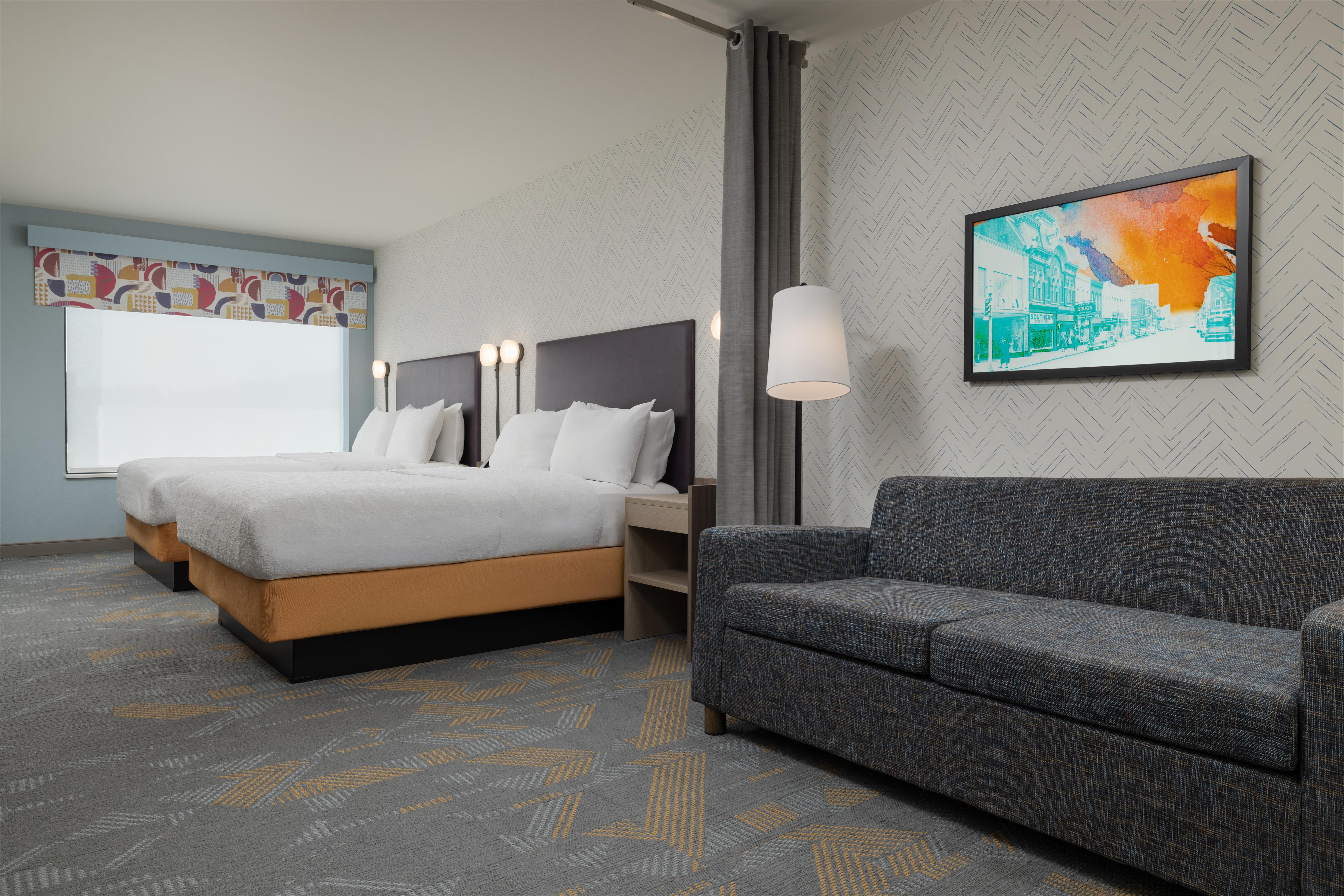 Home2 Suites by Hilton Cleveland Room Type - 2QUEEN ACC TUB STUDIO STE