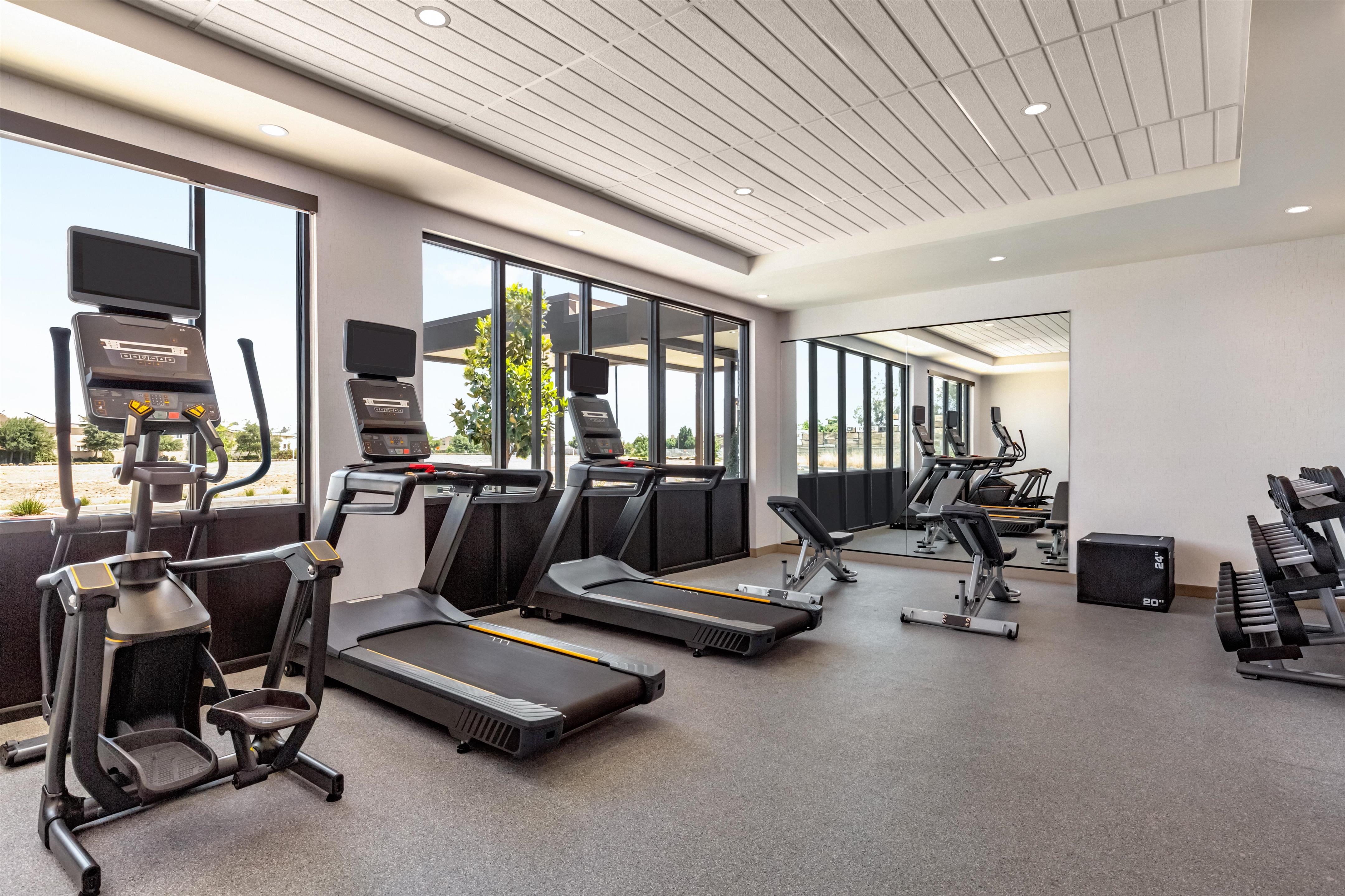 Health club fitness center gym | Home2 Suites By Hilton Fresno Northwest