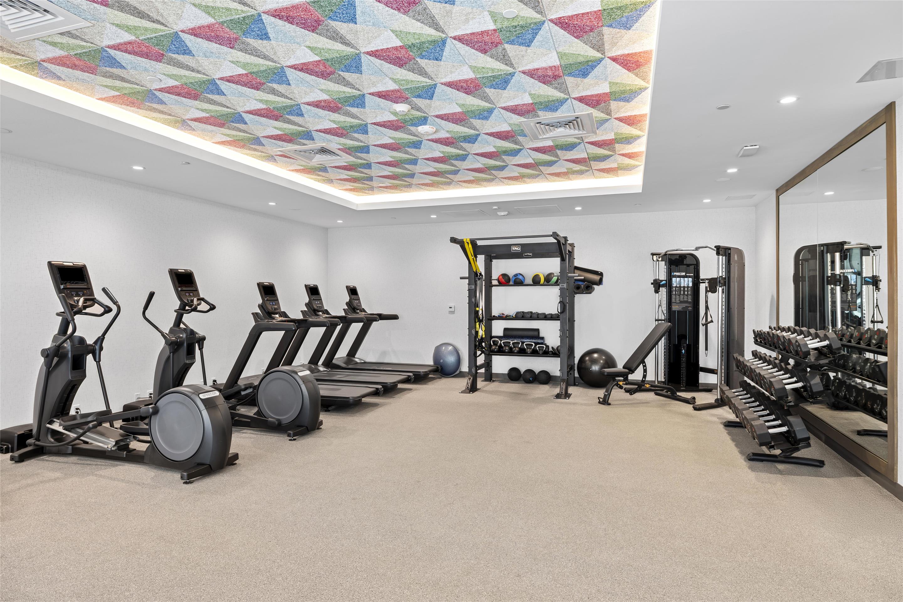 Health club fitness center gym