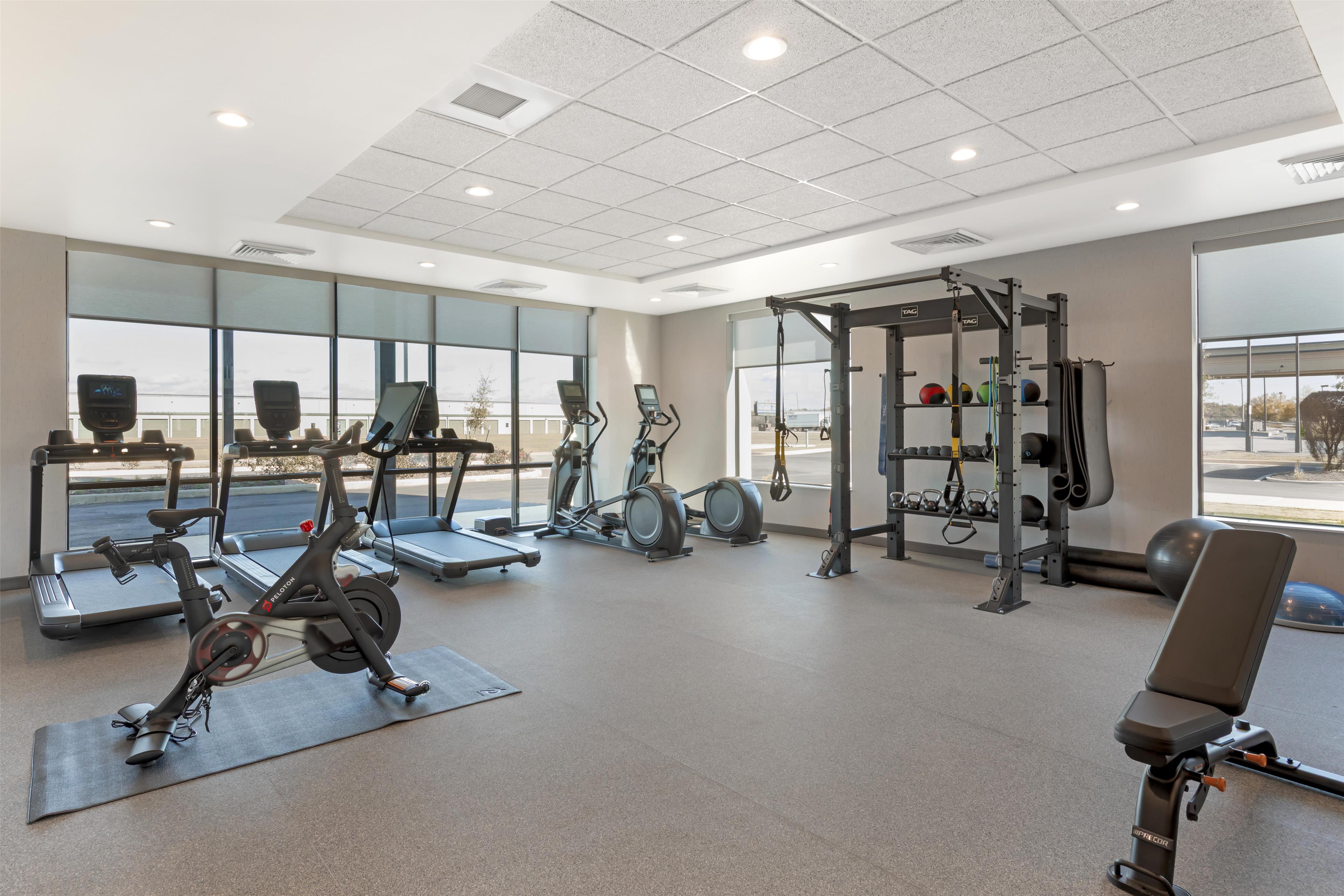 Health club fitness center gym | Home2 Suites By Hilton Calera