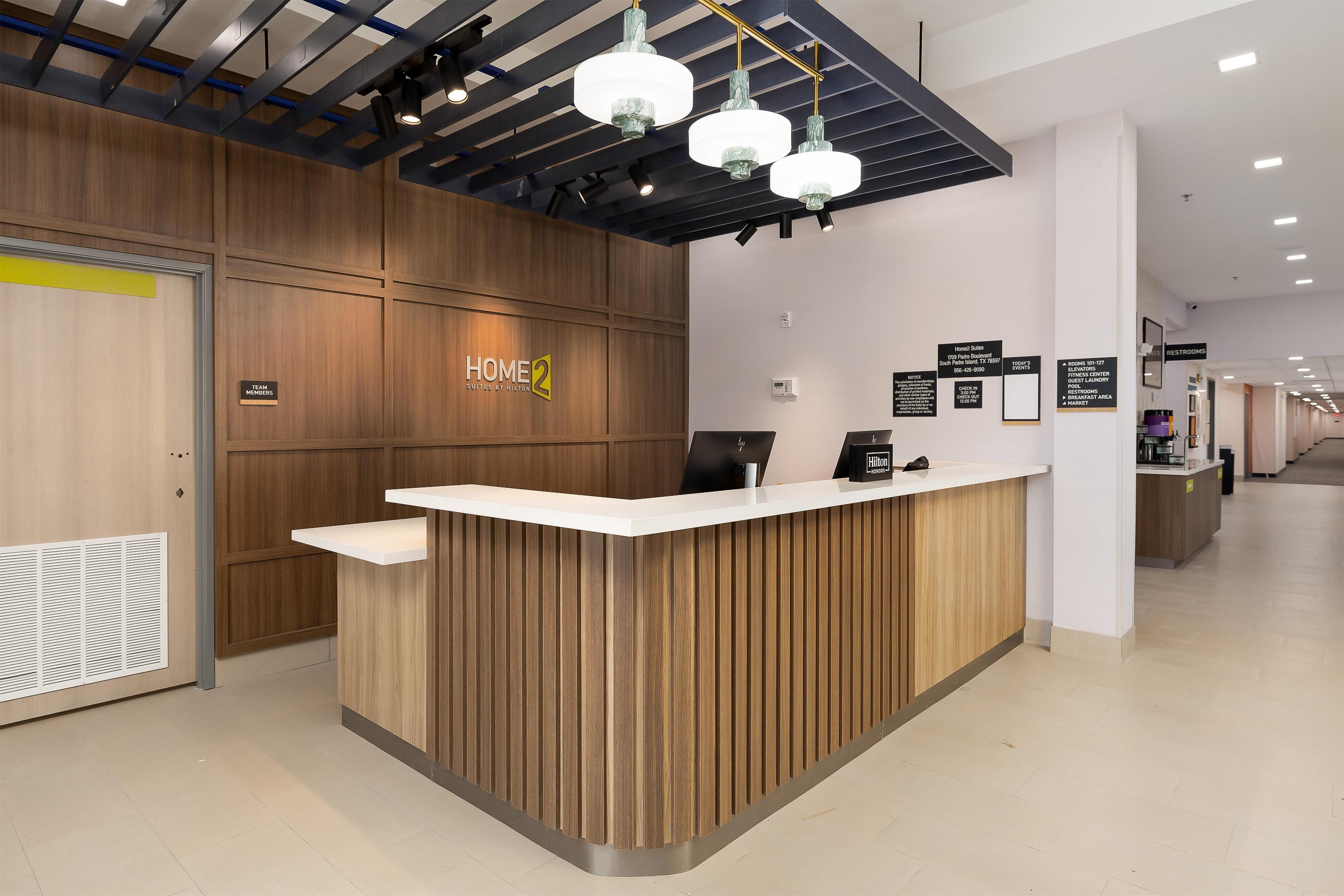Reception | Home2 Suites by Hilton South Padre Island