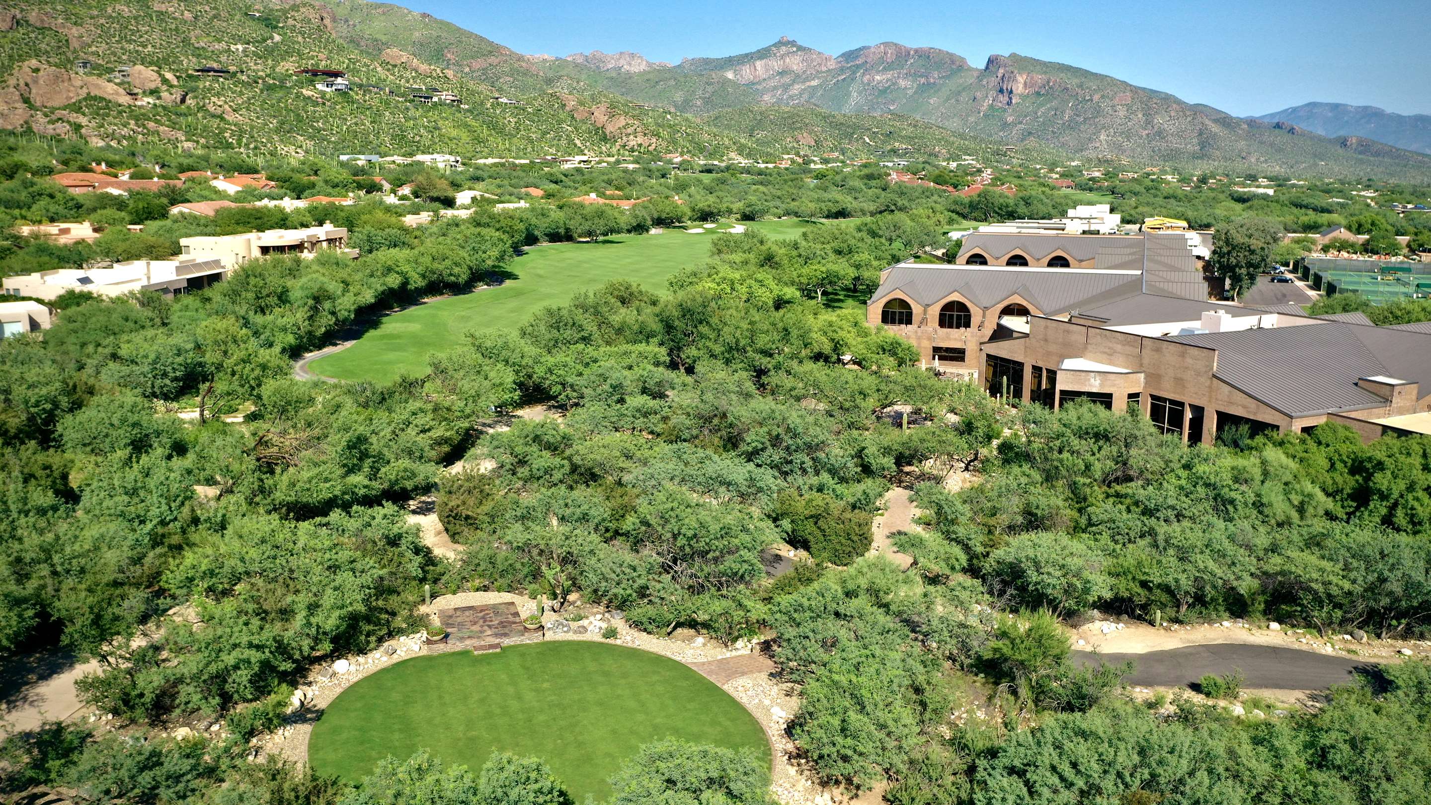 AerialofClub Daylight | The Lodge at Ventana Canyon