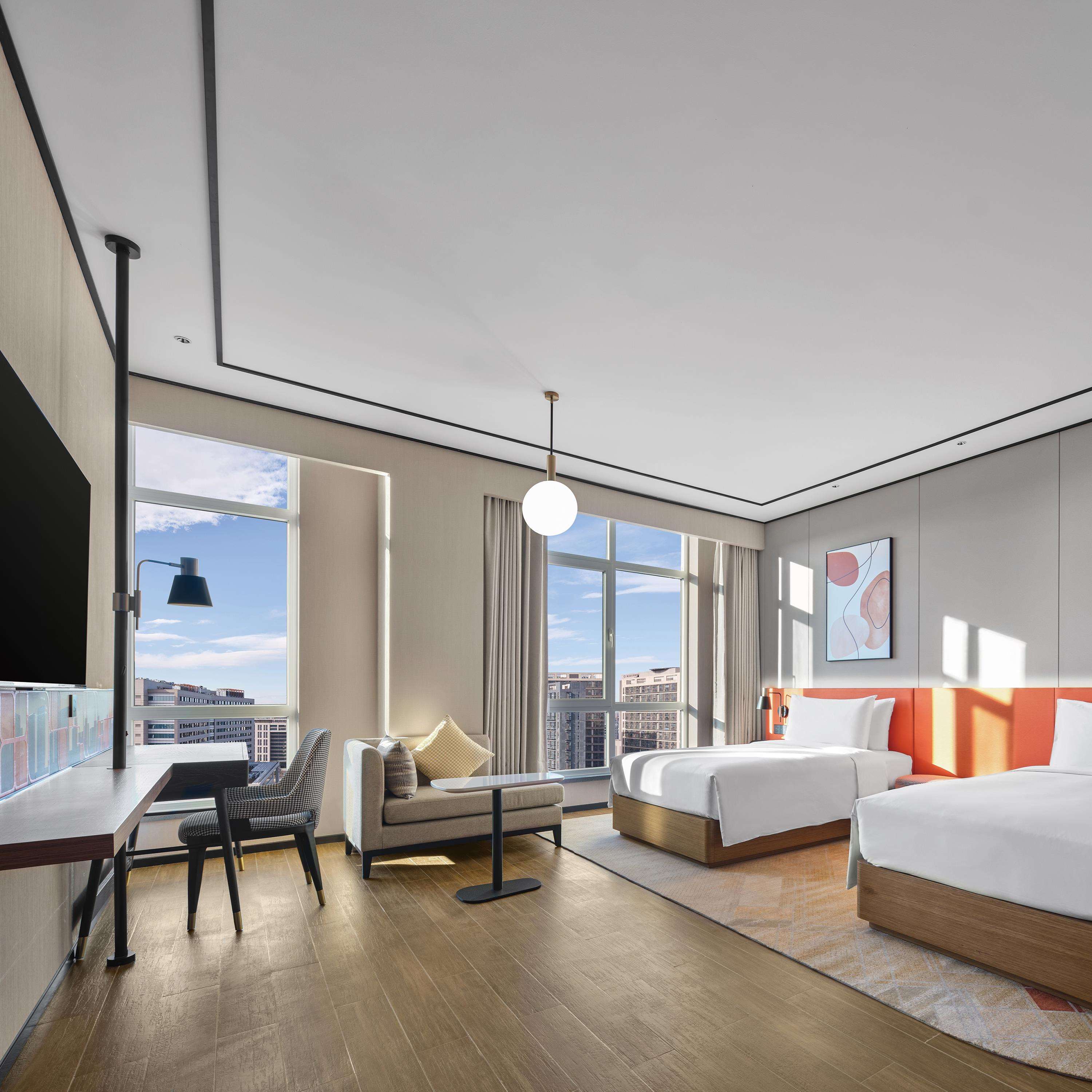 Hilton Garden Inn Beijing Yizhuang Room Type - TWIN GUEST ROOM HIGH FLOOR