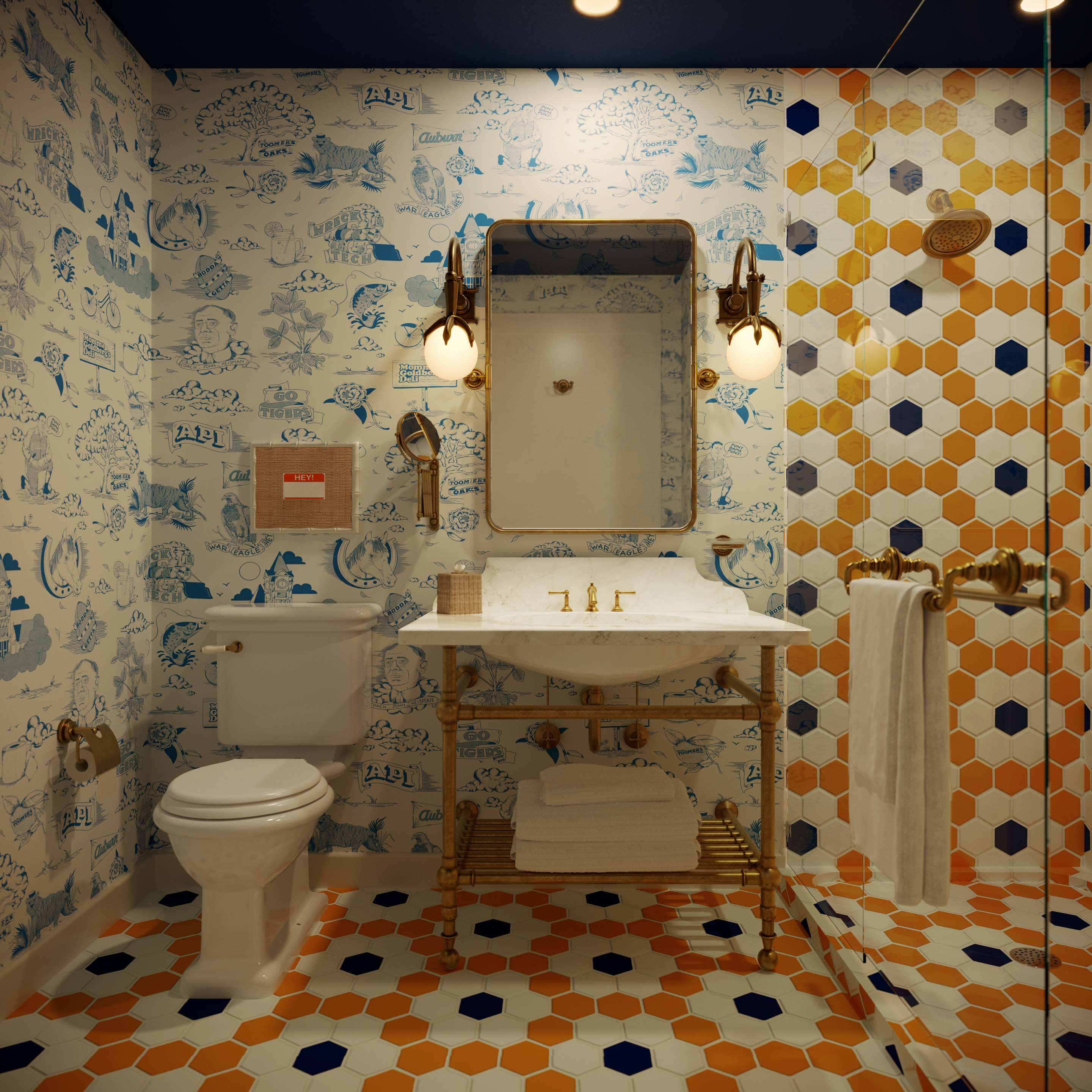 Guest room bath | Graduate Auburn