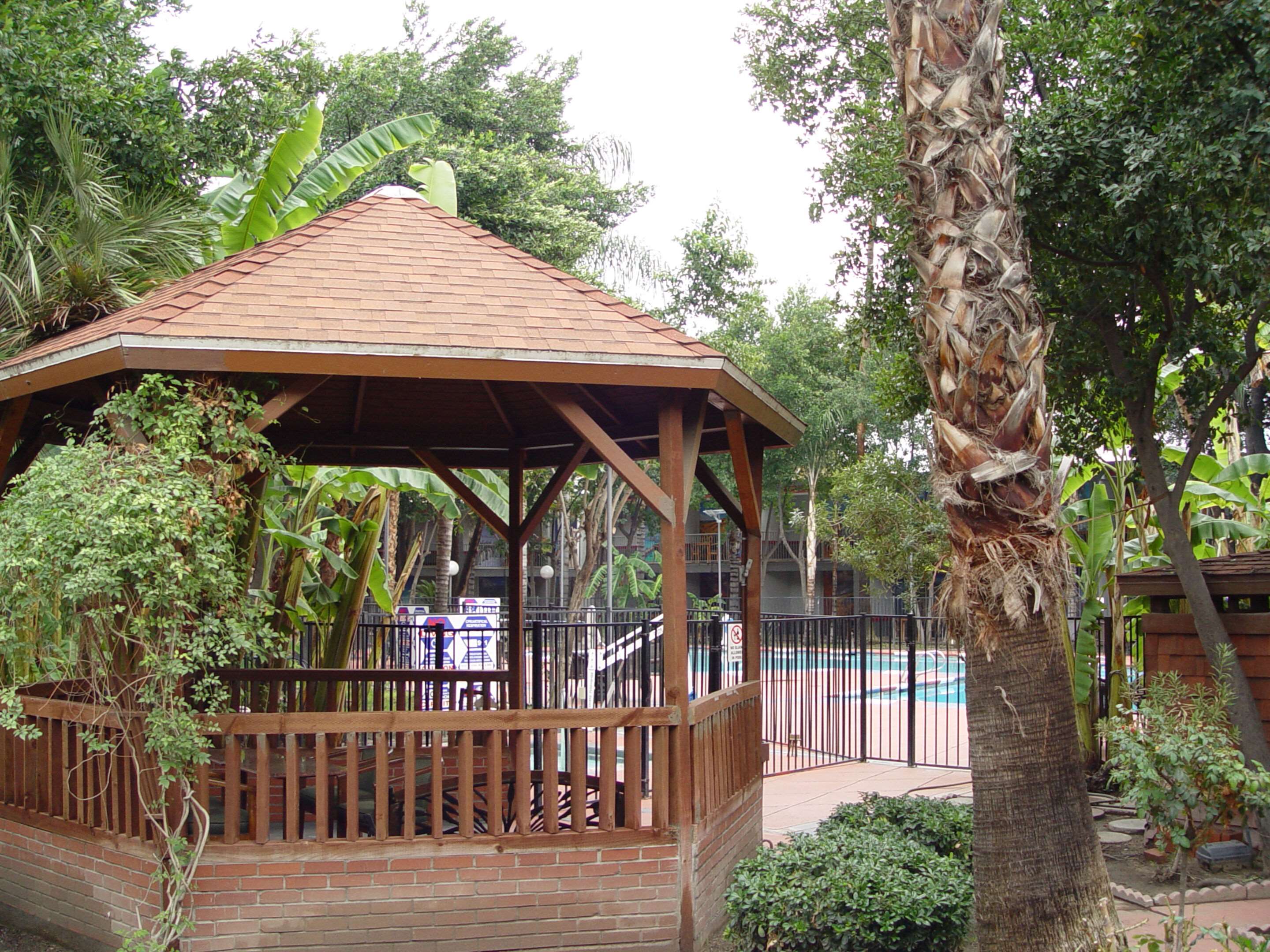 Hotel patio