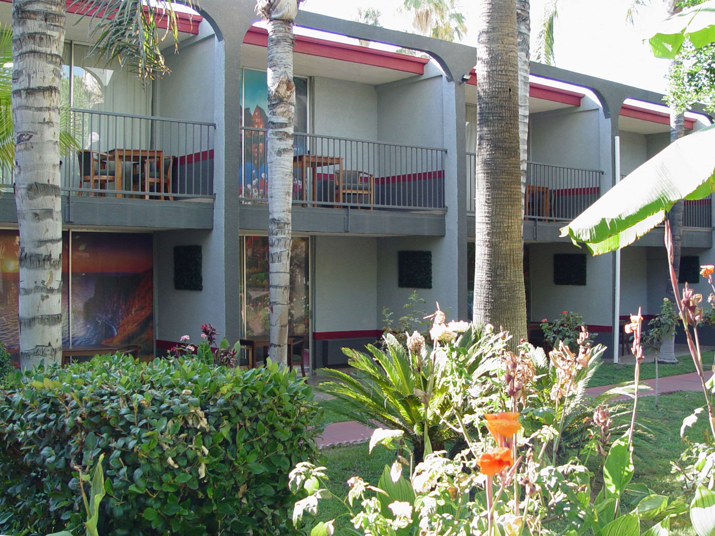 Hotel patio