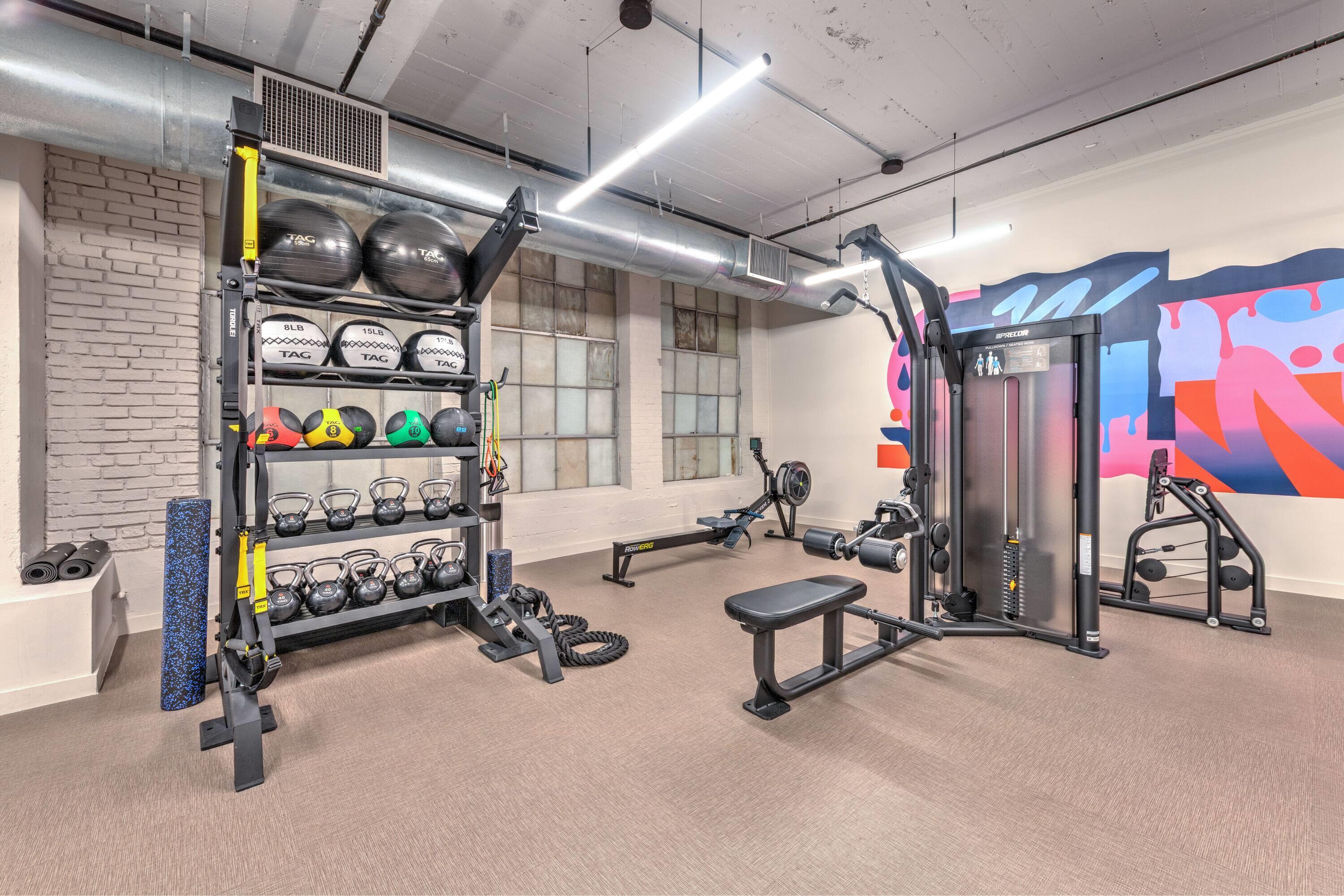 Health club fitness center gym