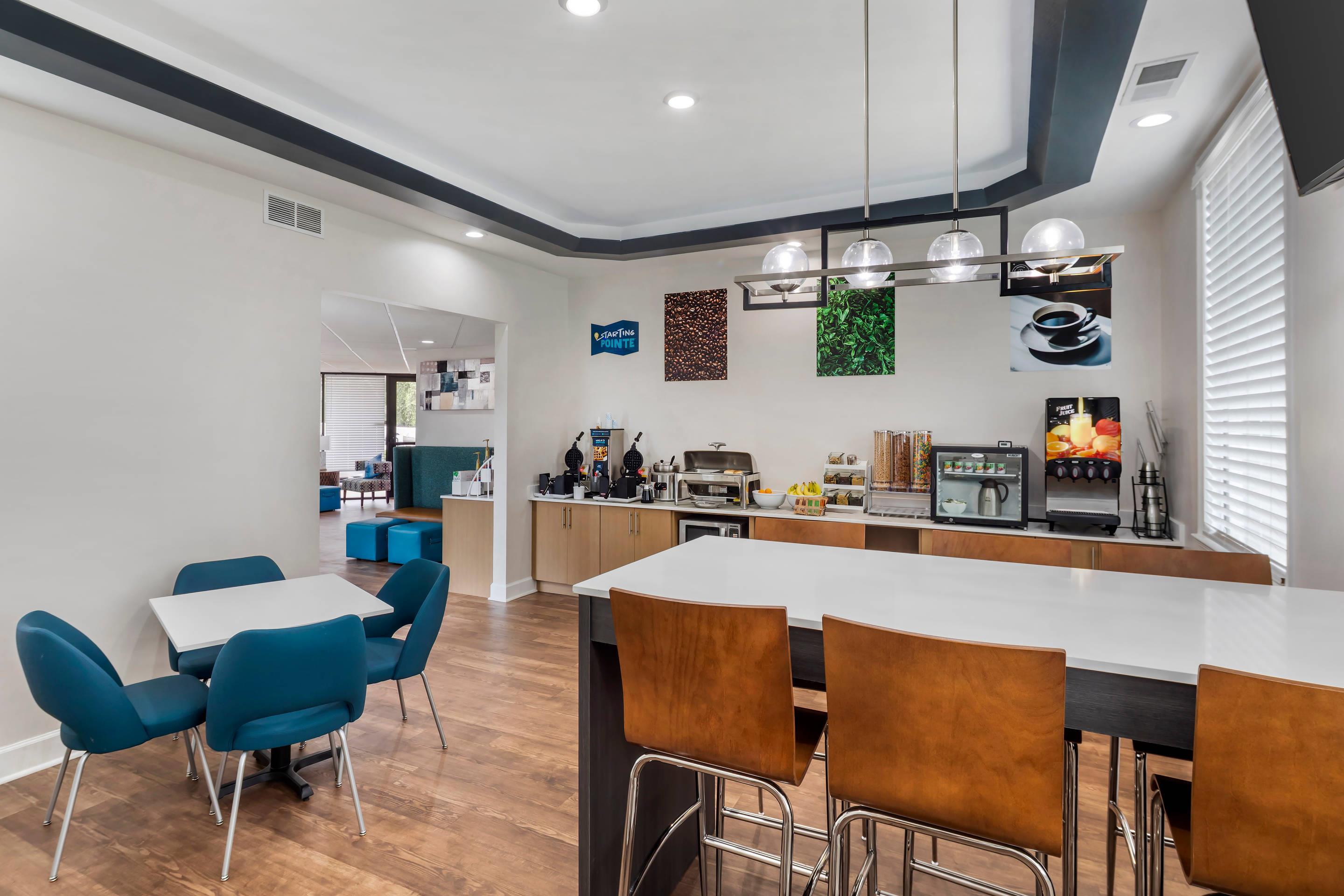 Breakfast area