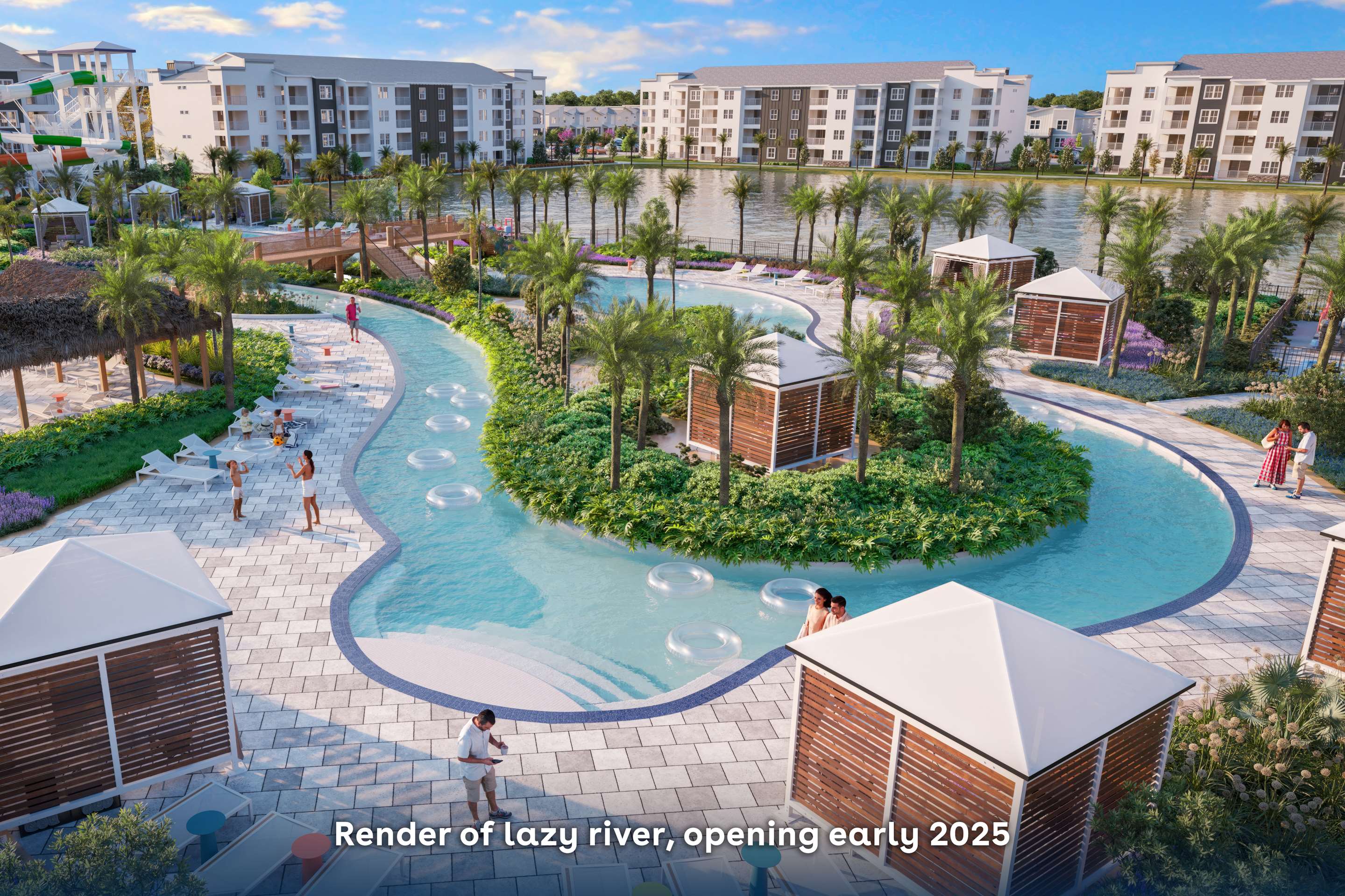 Lazy River | Villatel Orlando Resort