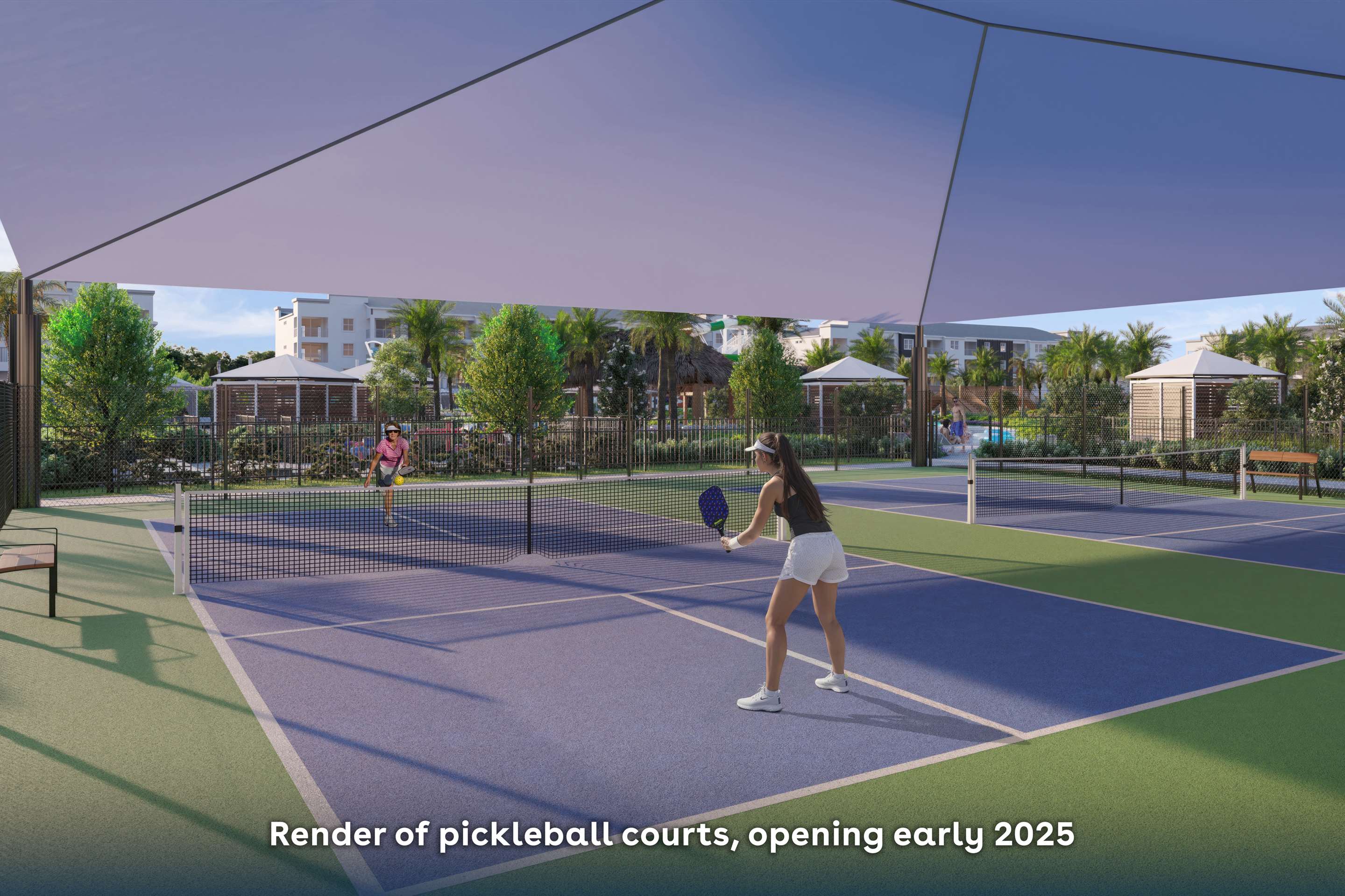 Pickleball Courts | Villatel Orlando Resort