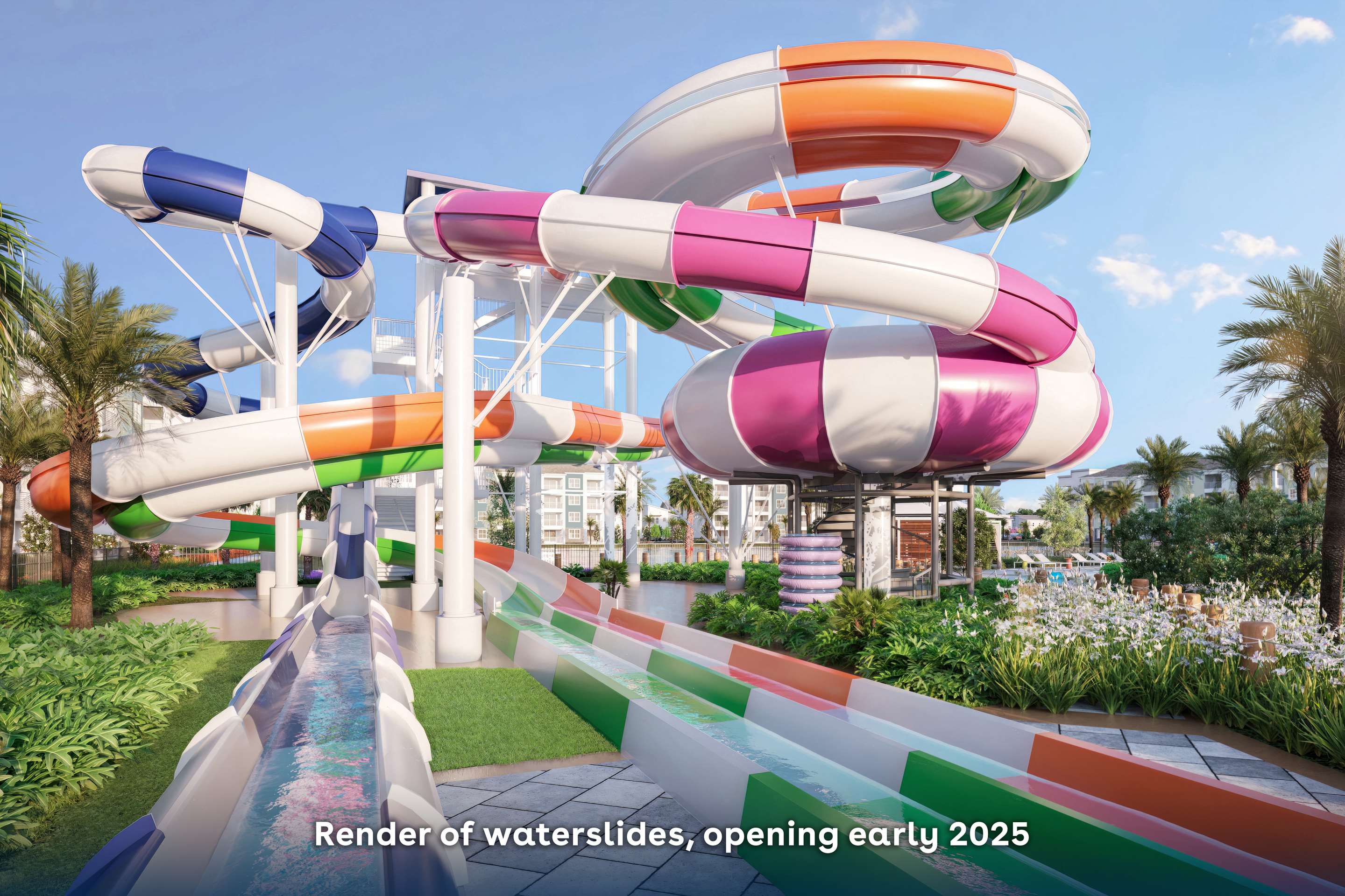 Waterslides | Villatel Orlando Resort