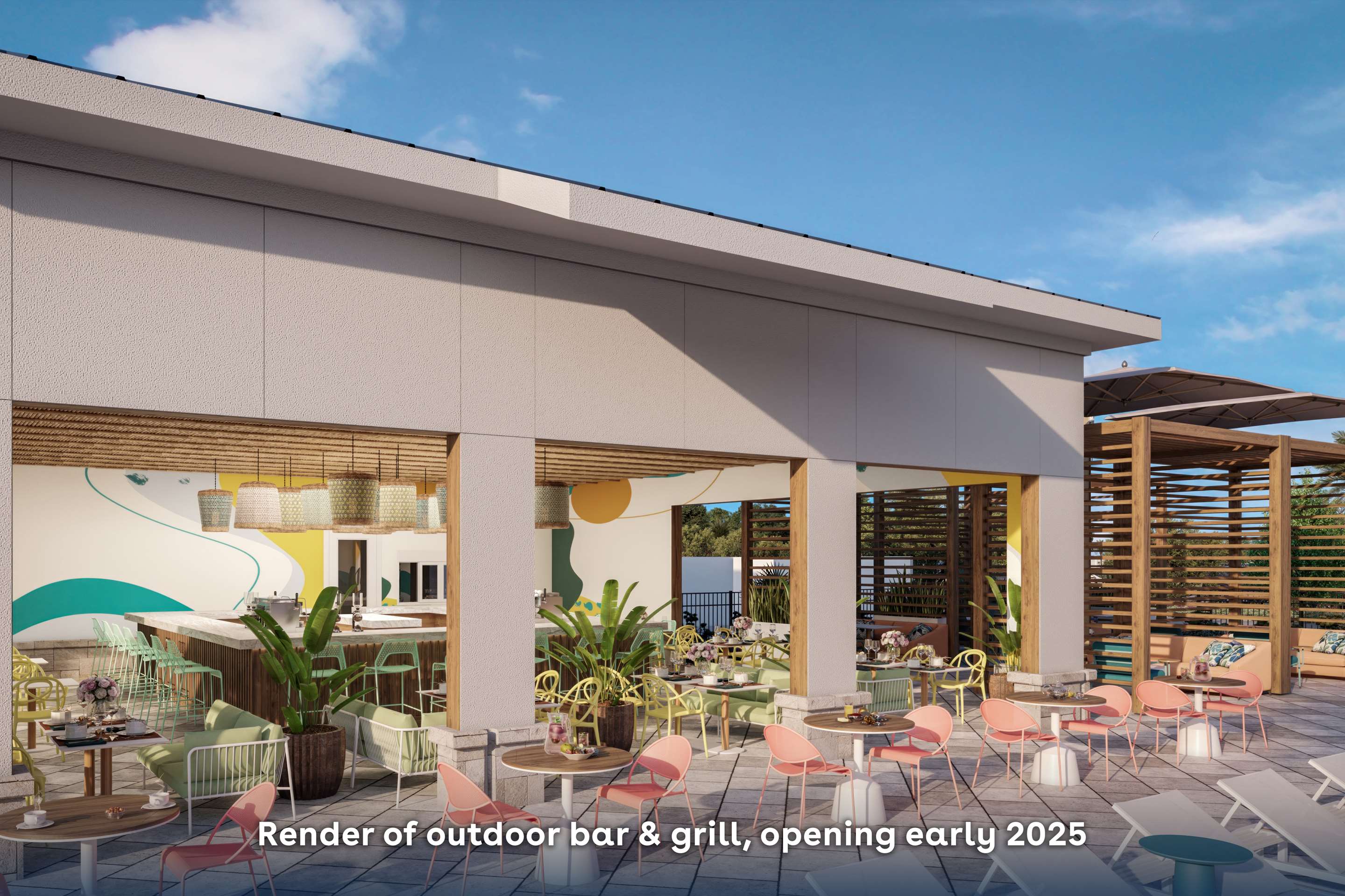Bar and Grill | Villatel Orlando Resort