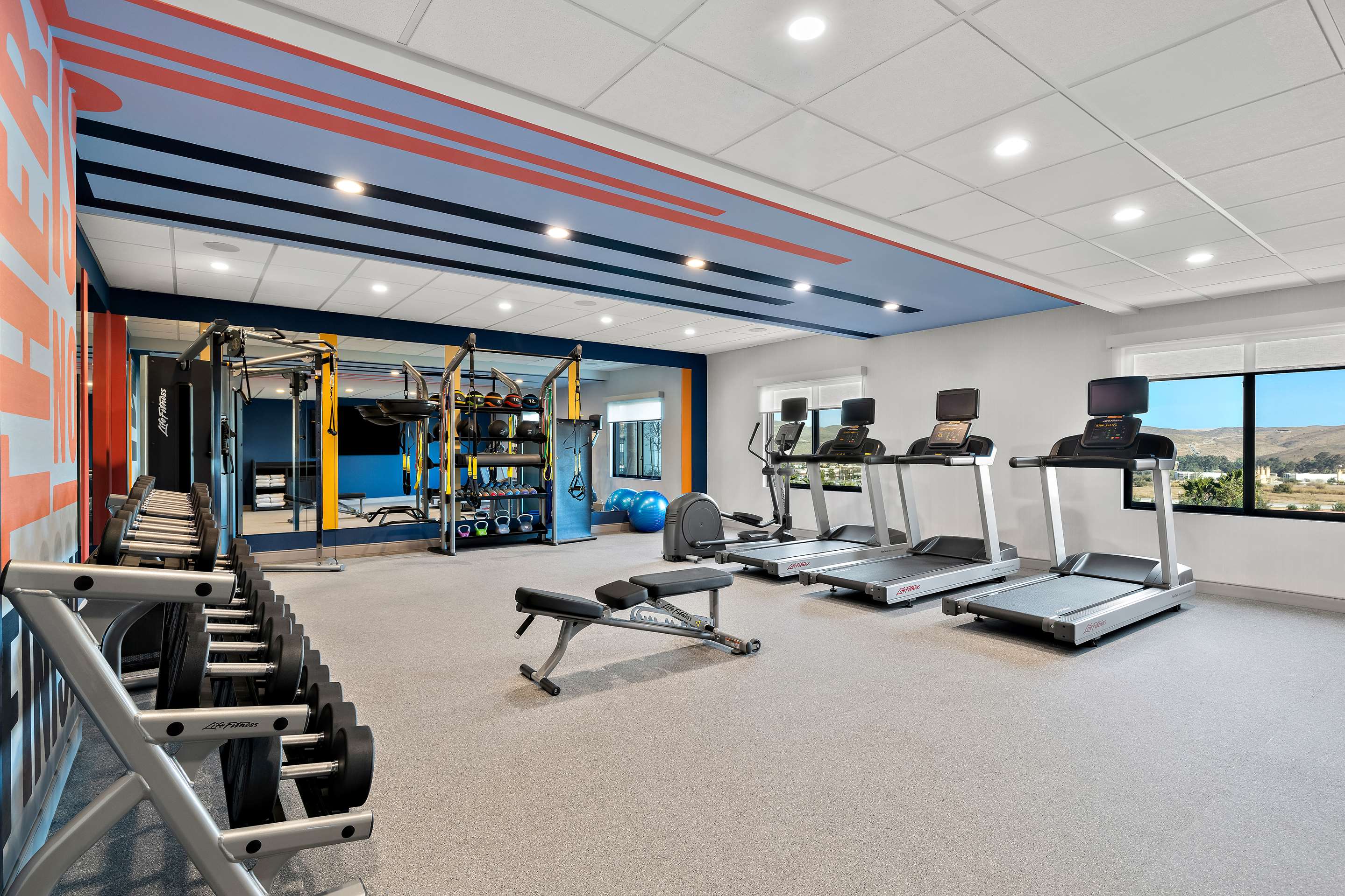Health club fitness center gym
