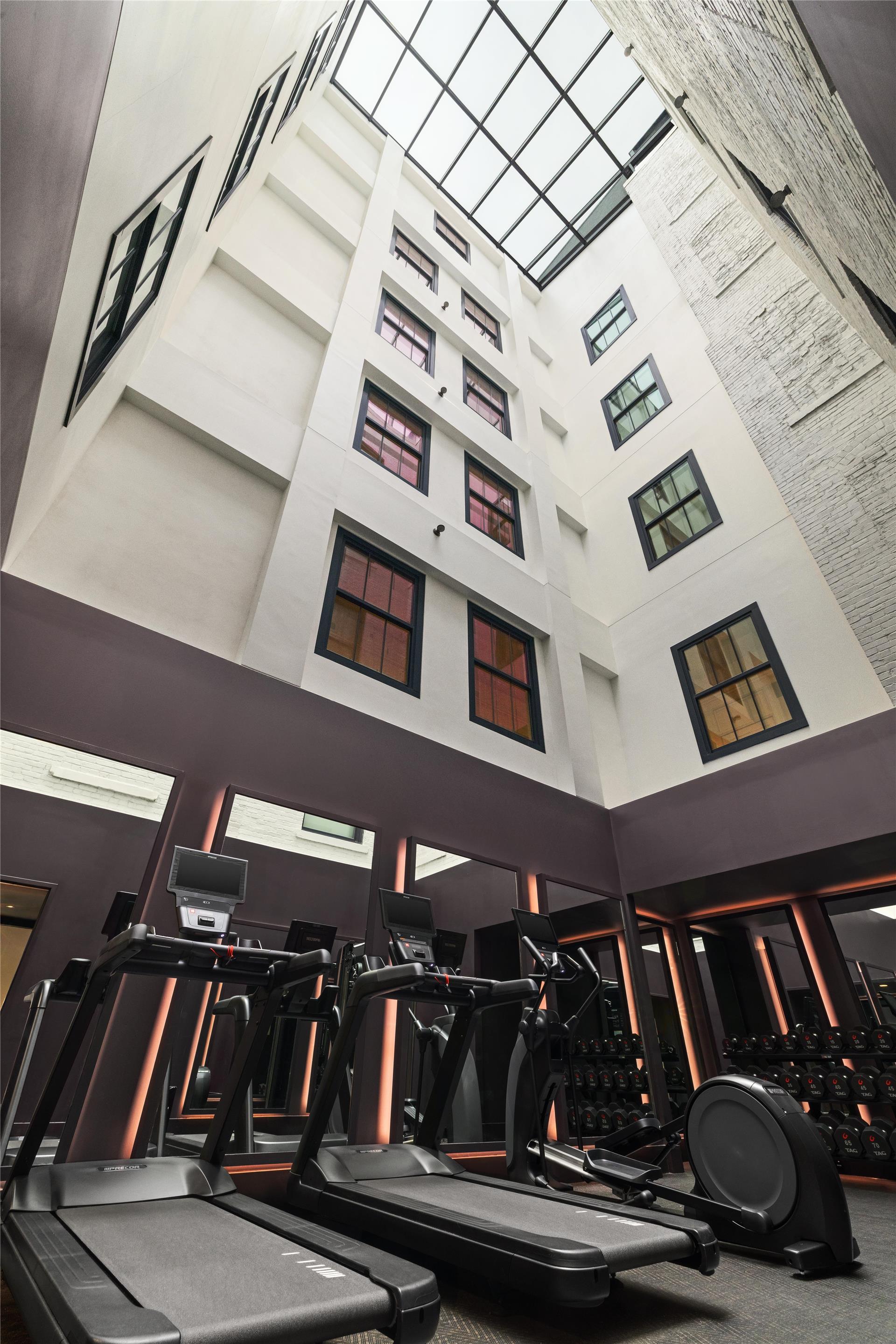 Health club fitness center gym | Hotel Savoy Kansas City, Tapestry Collection by Hilton