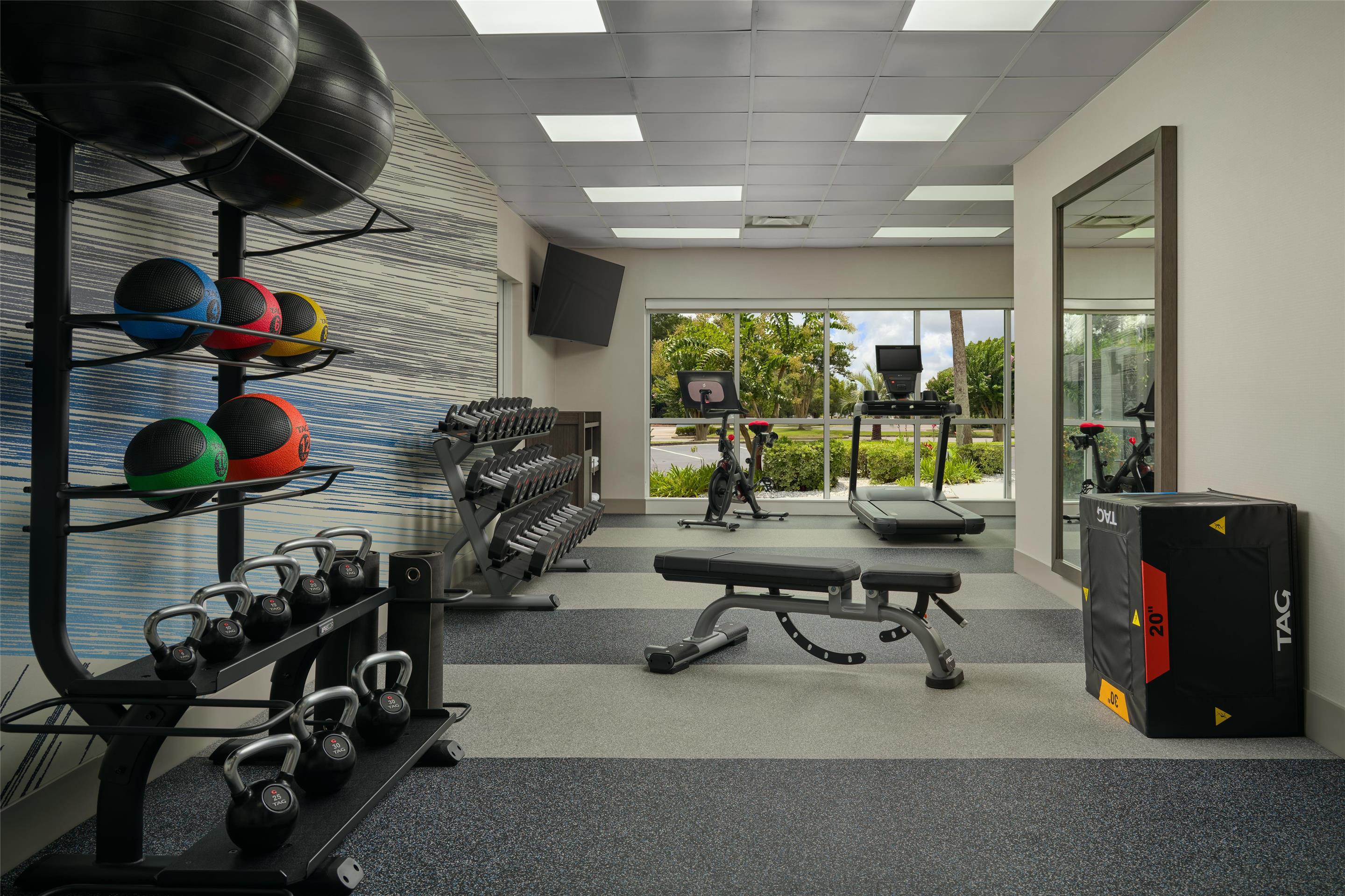 Health club fitness center gym