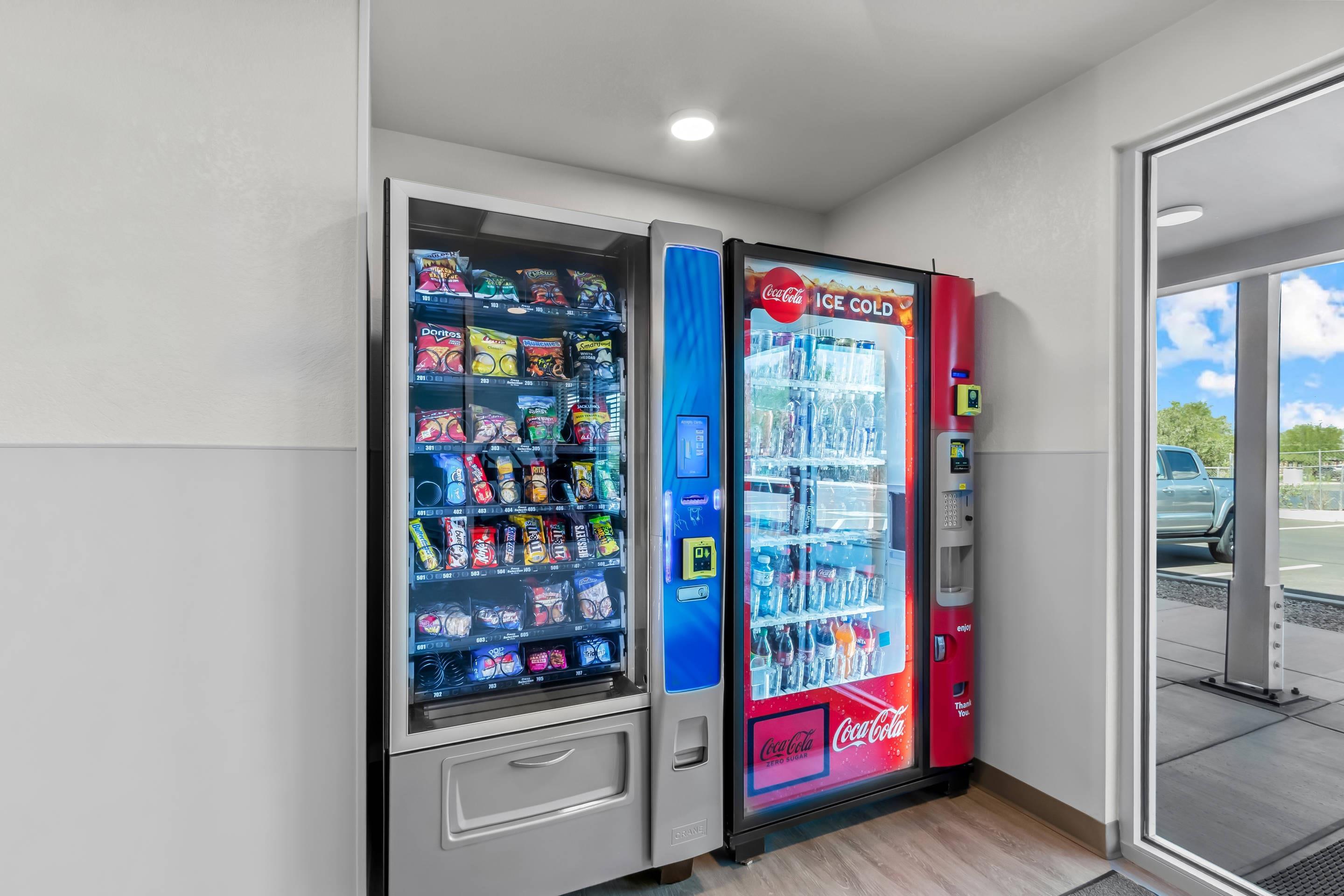 Hotel vending area