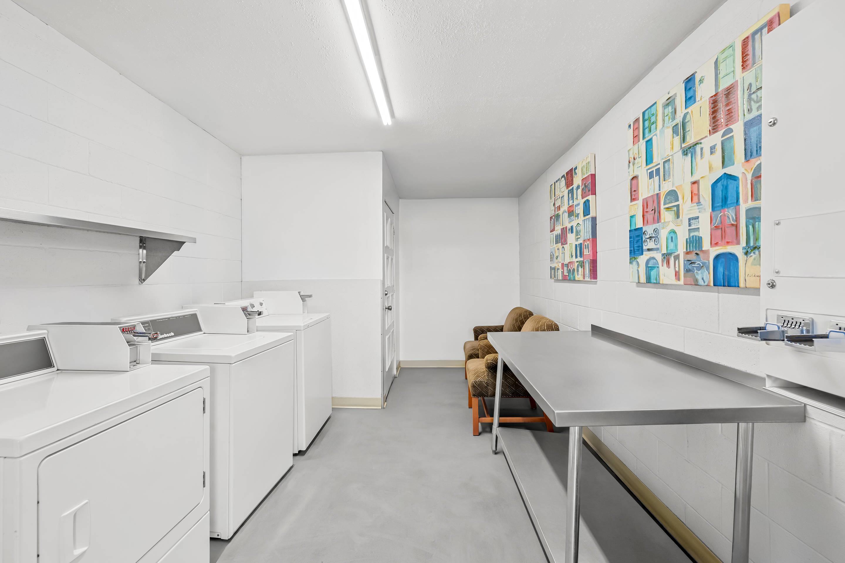 Guest laundry facilities