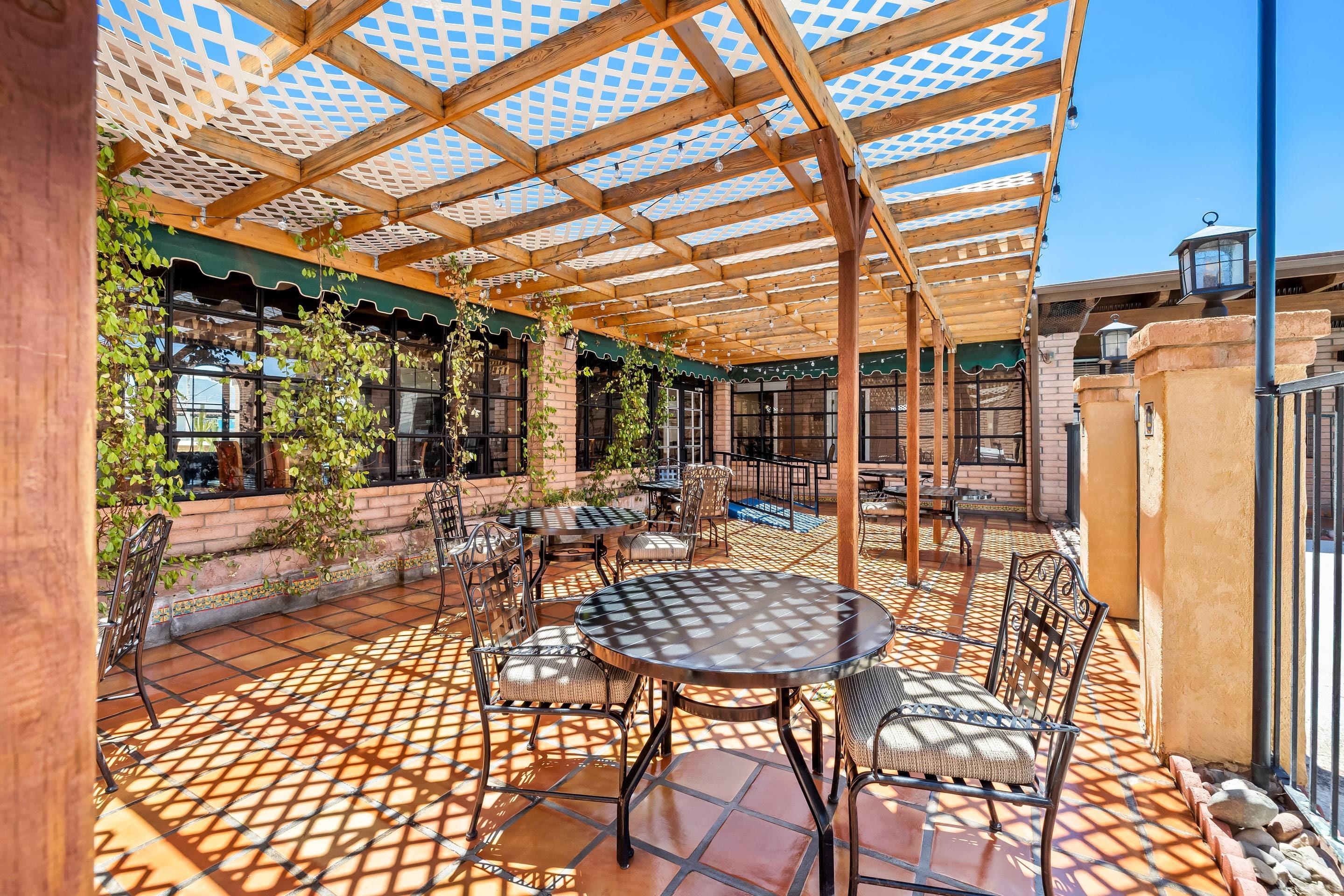 Hotel patio