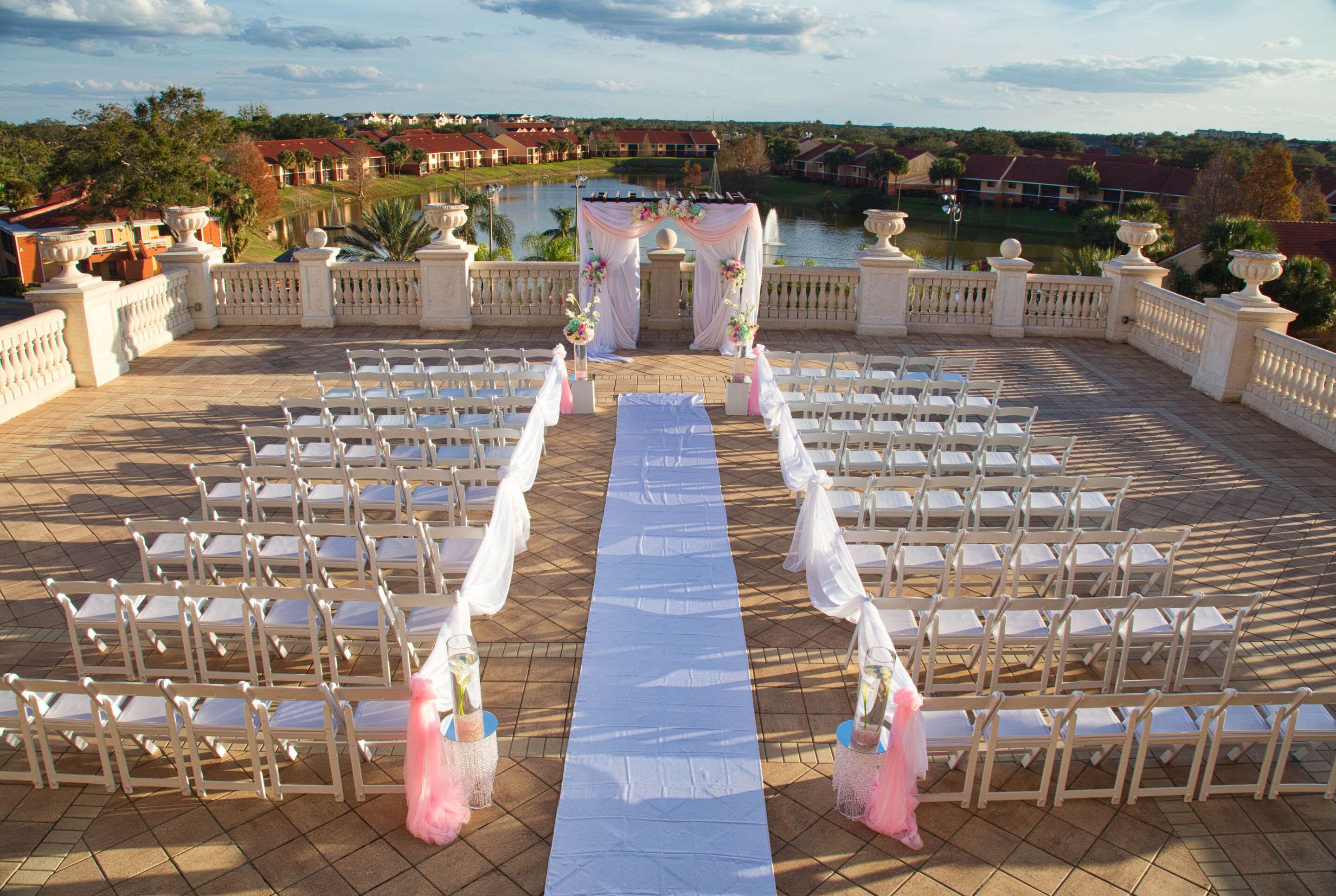 Outdoor Wedding Set Up | Westgate Vacation Villas Resort
