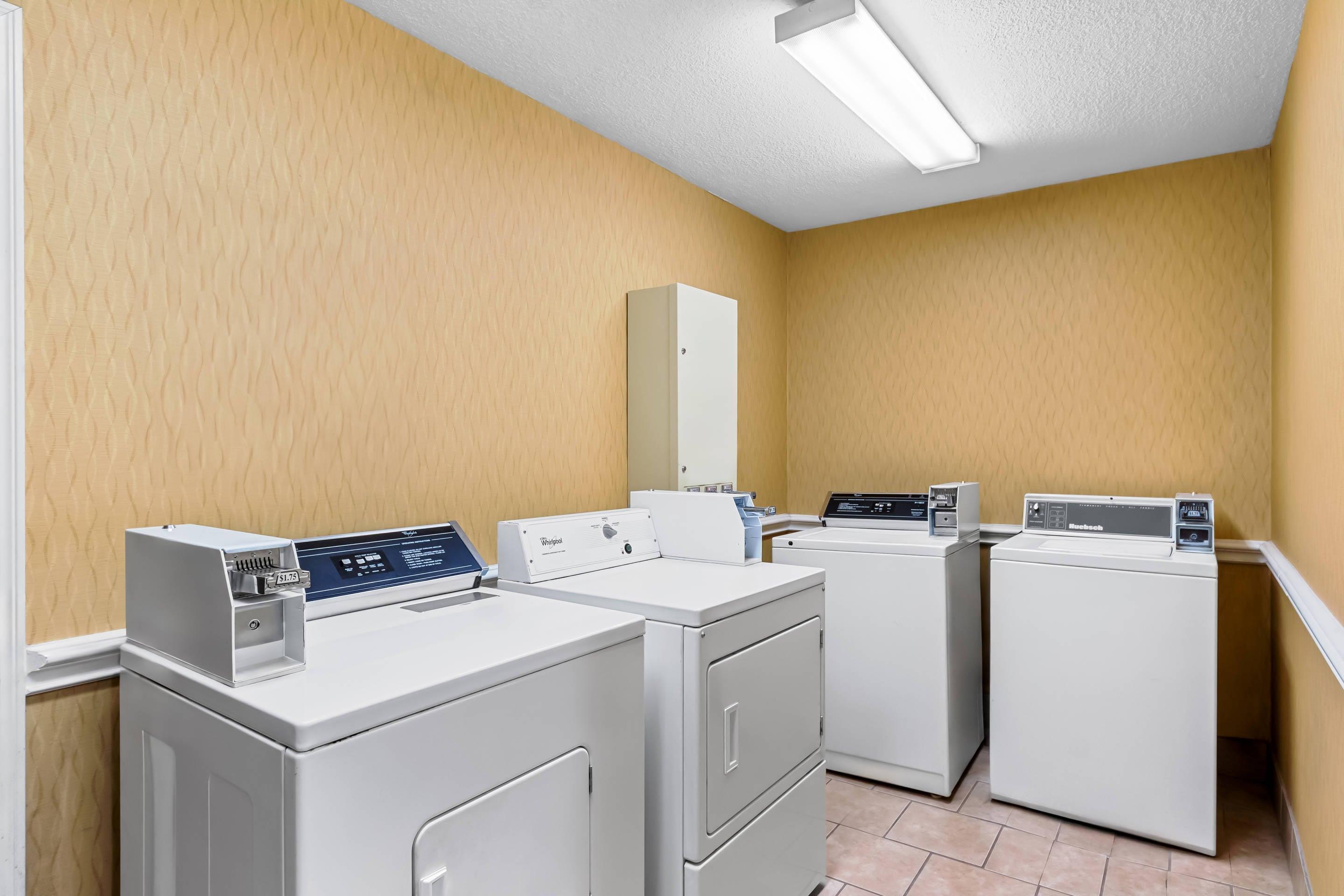 Guest laundry facilities