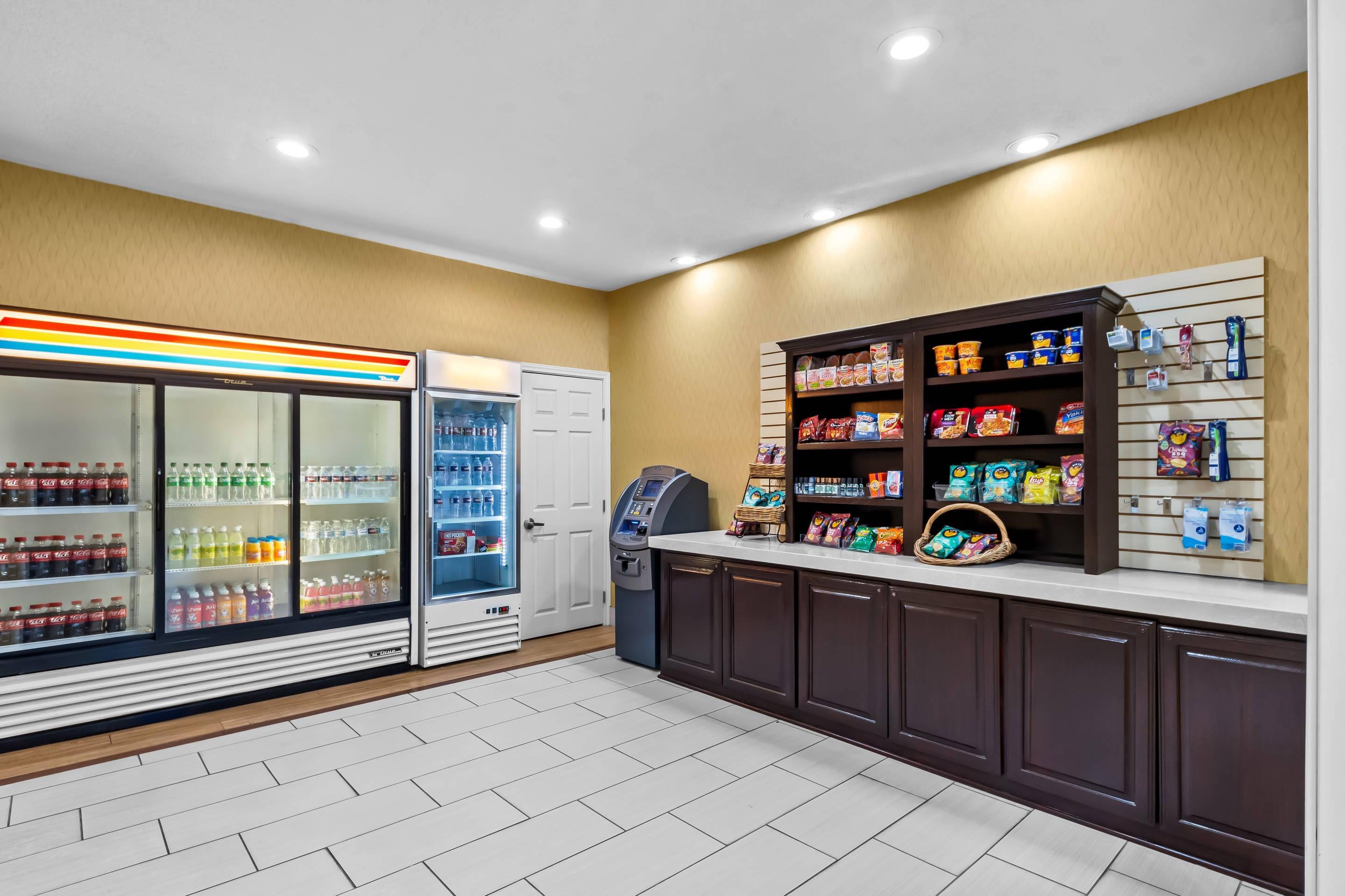 Hotel vending area