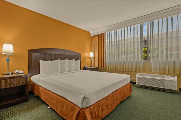 1 King Bed, Mobility/Hearing Accessible Room, Bathtub w/ Grab Bars, Non-Smoking