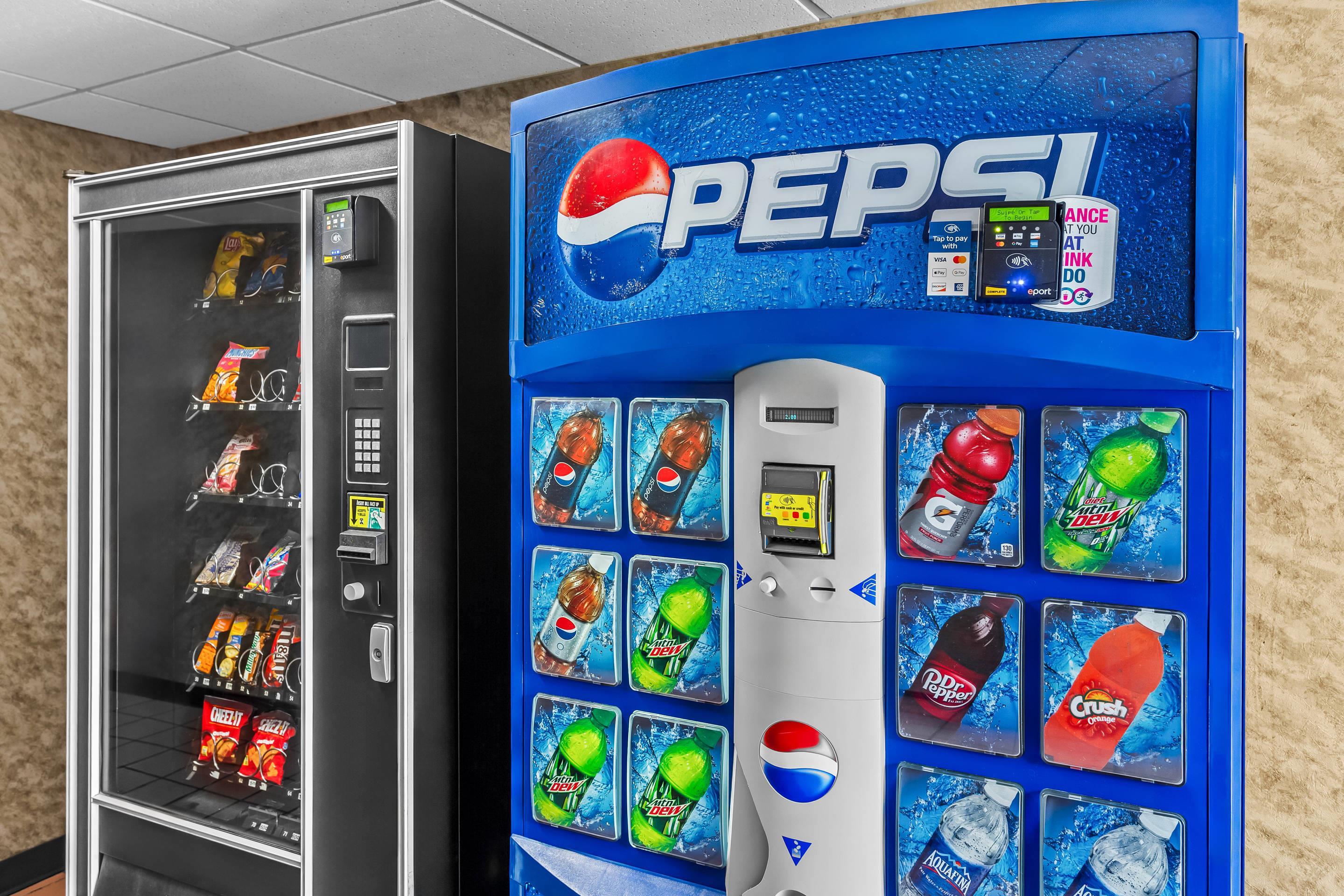Hotel vending area