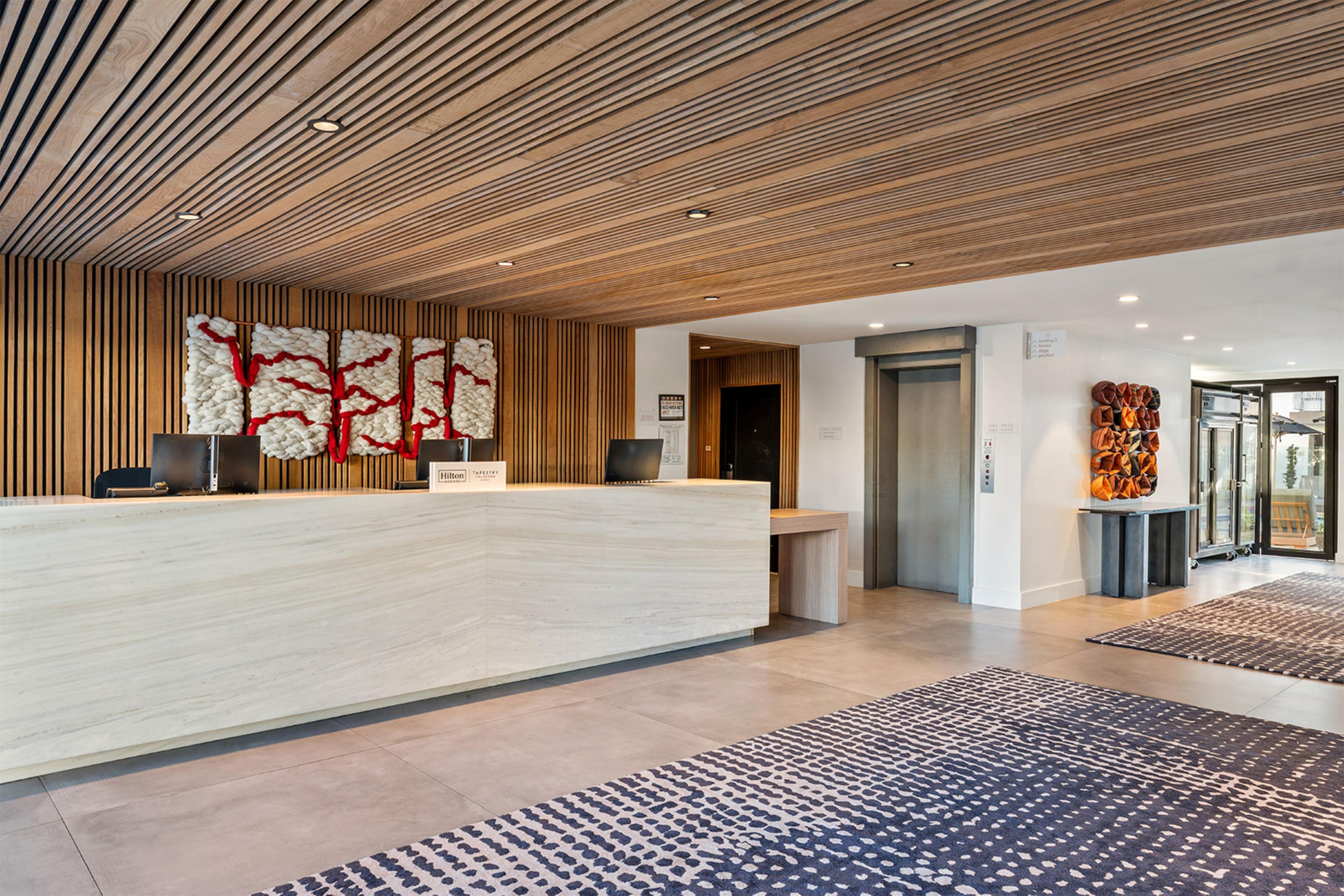 Reception | The Anthem Los Angeles Stadium District, Tapestry by Hilton