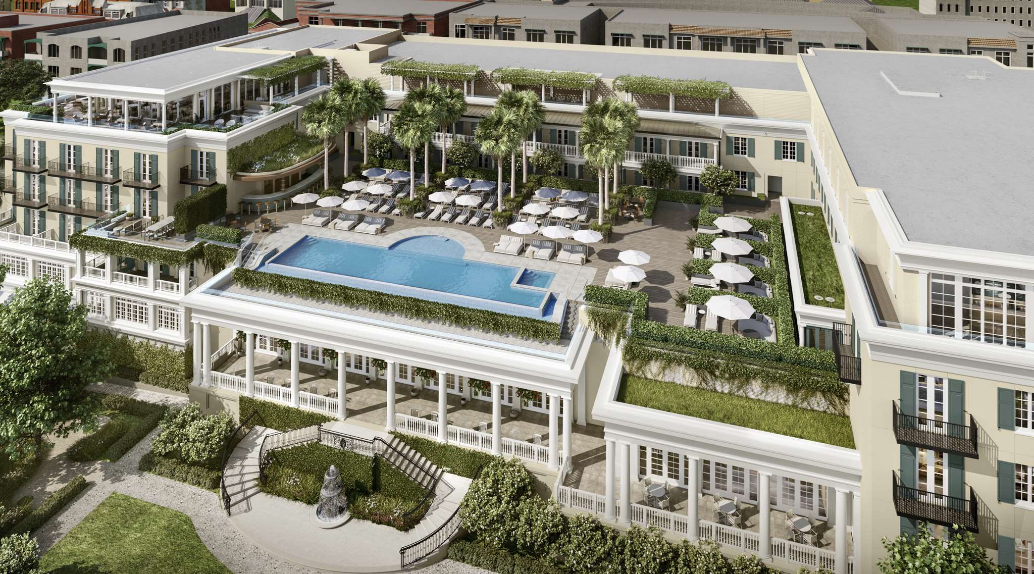 The Cooper Hotel Charleston South Carolina Pool Deck | The Cooper