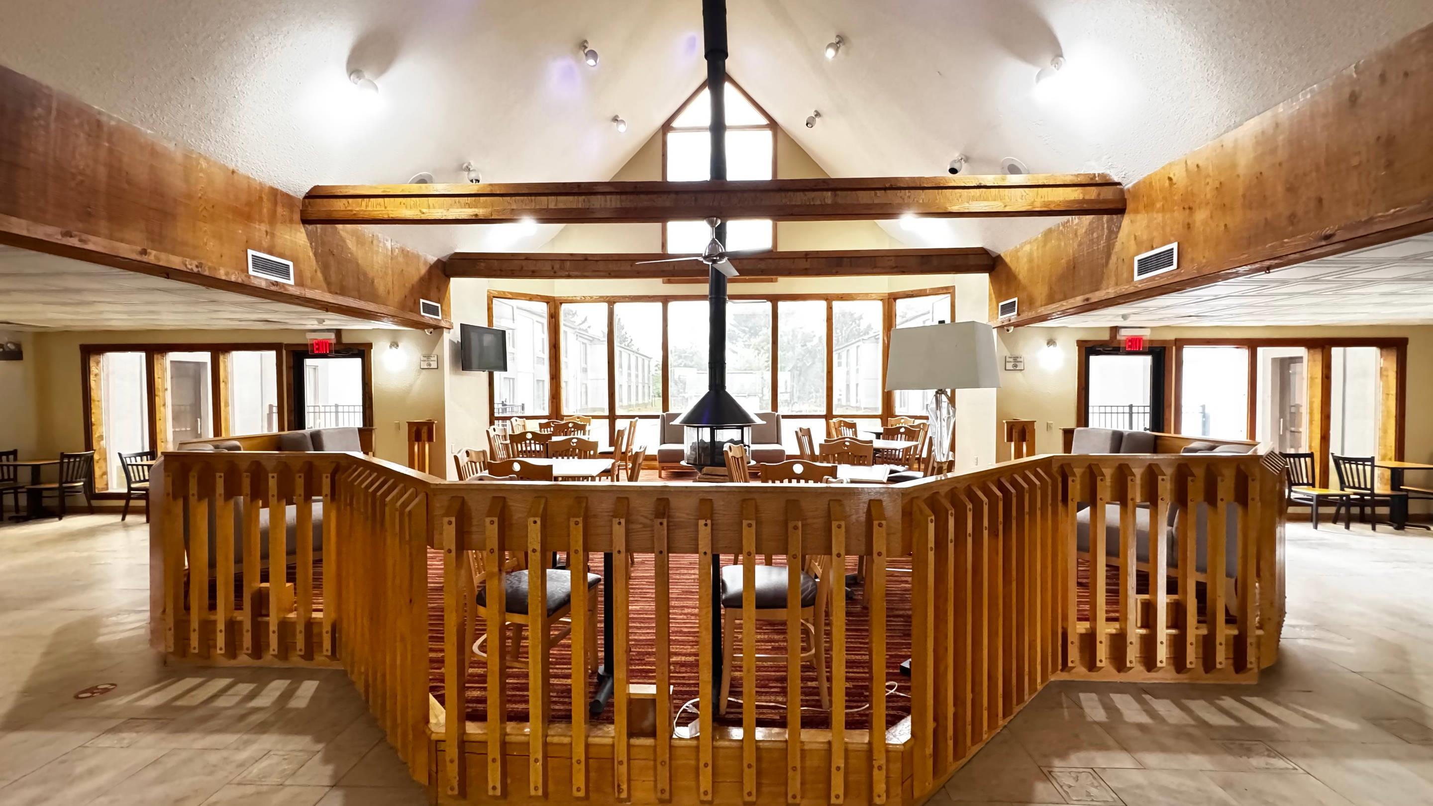 Spacious lobby