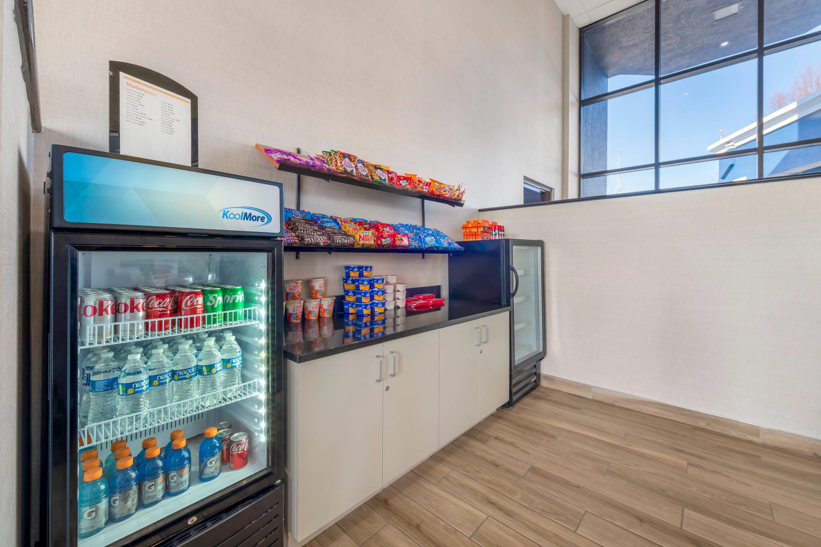 Hotel vending area