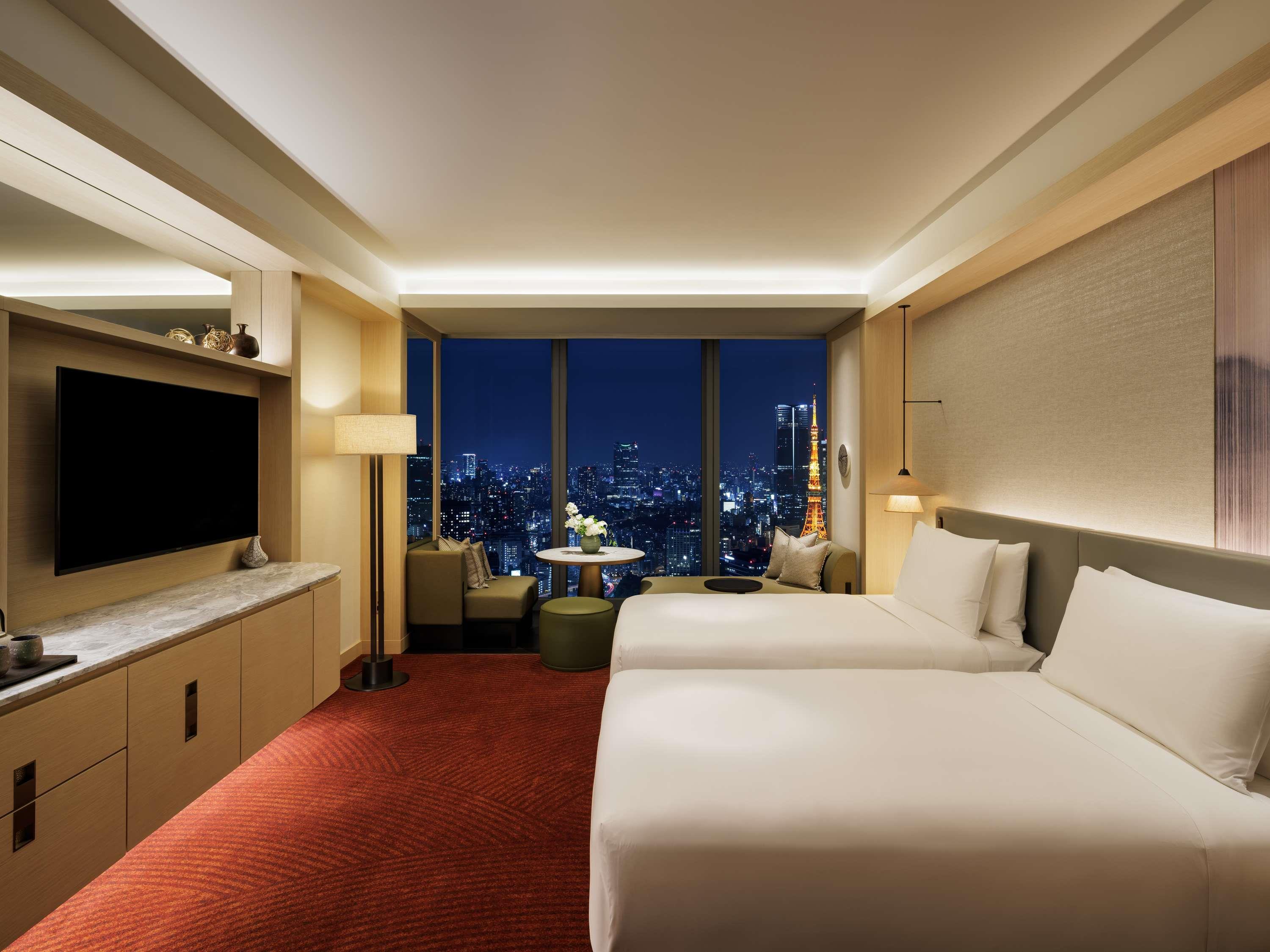 Fairmont Tokyo Room Type - FAIRMONT GOLD Tokyo Tower View Twin (Two Single Beds) - 52sm