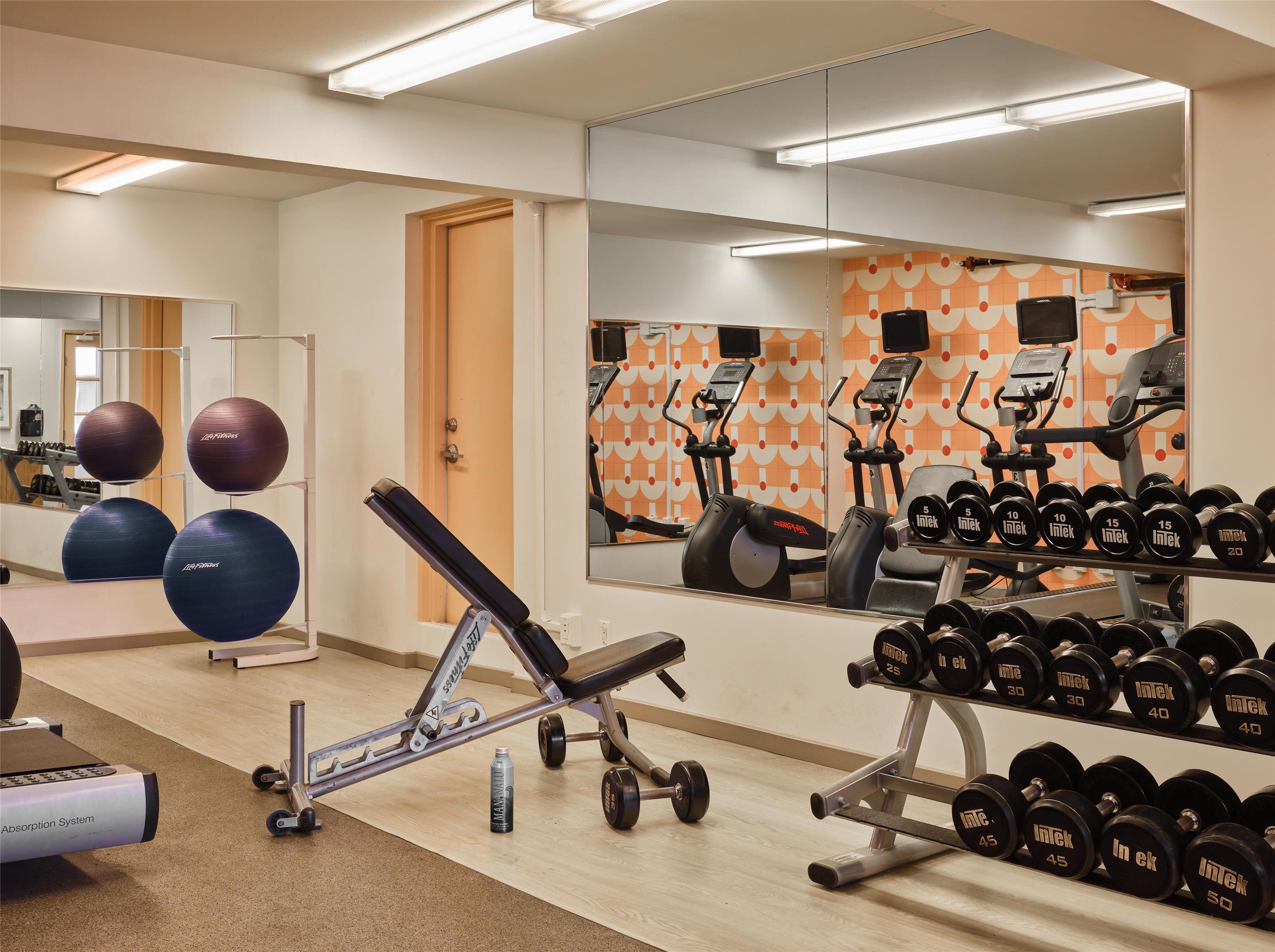 Health club fitness center gym