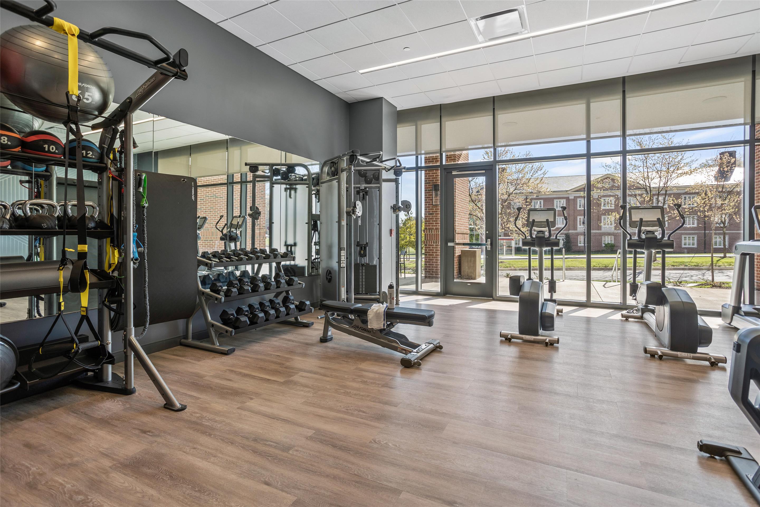Health club fitness center gym