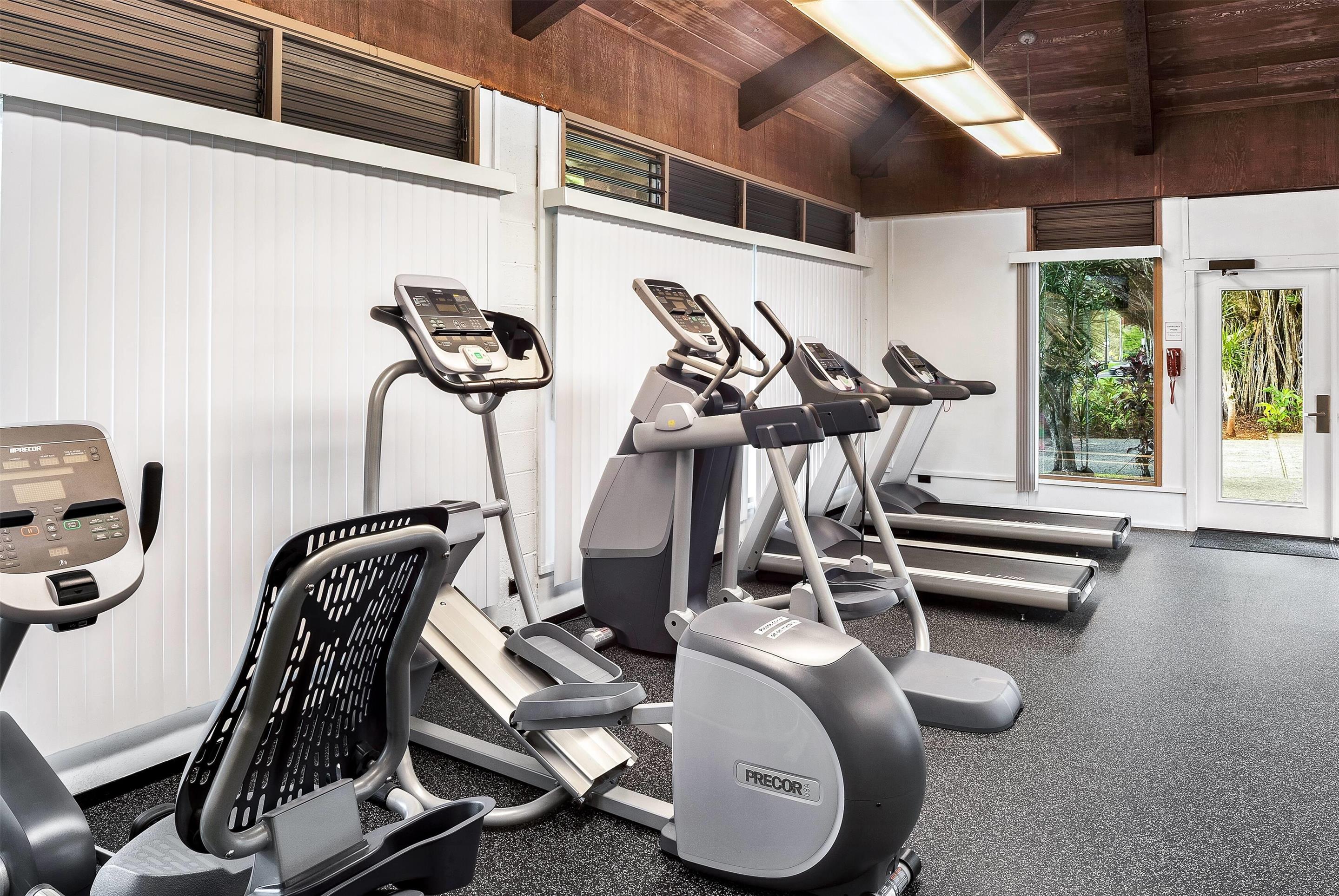 Health club fitness center gym | Hilo Hawaiian Hotel, Trademark Collection by Wyndham