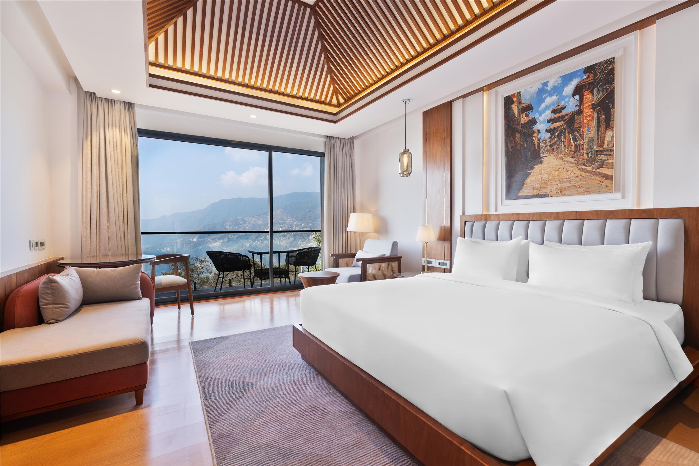 HOTEL ROYAL TULIP KATHMANDU SHIVAPURI NATIONAL PARK - Premium double bedroom with mountain view