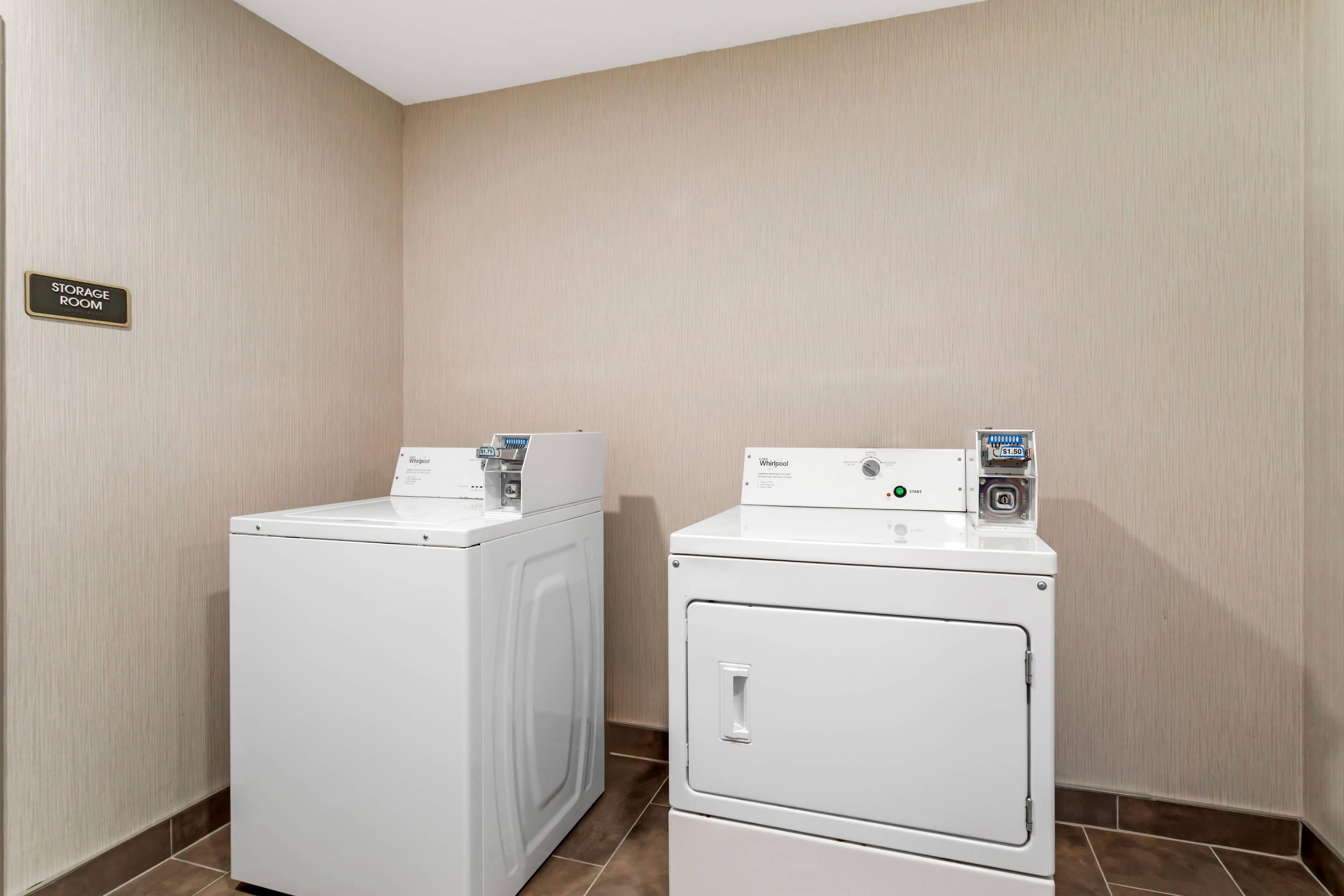 Guest laundry facilities