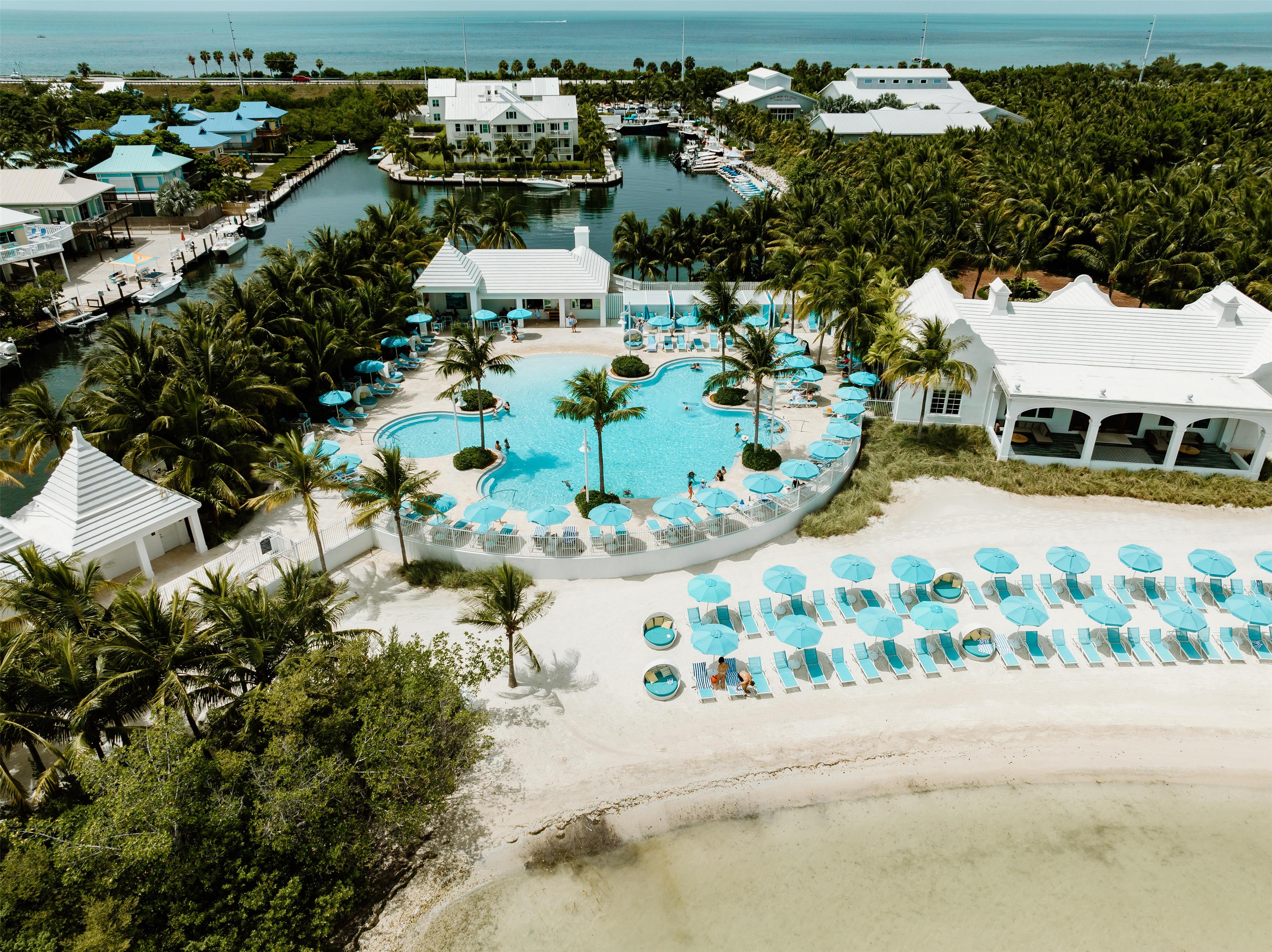 Resort Pool and Private Beach