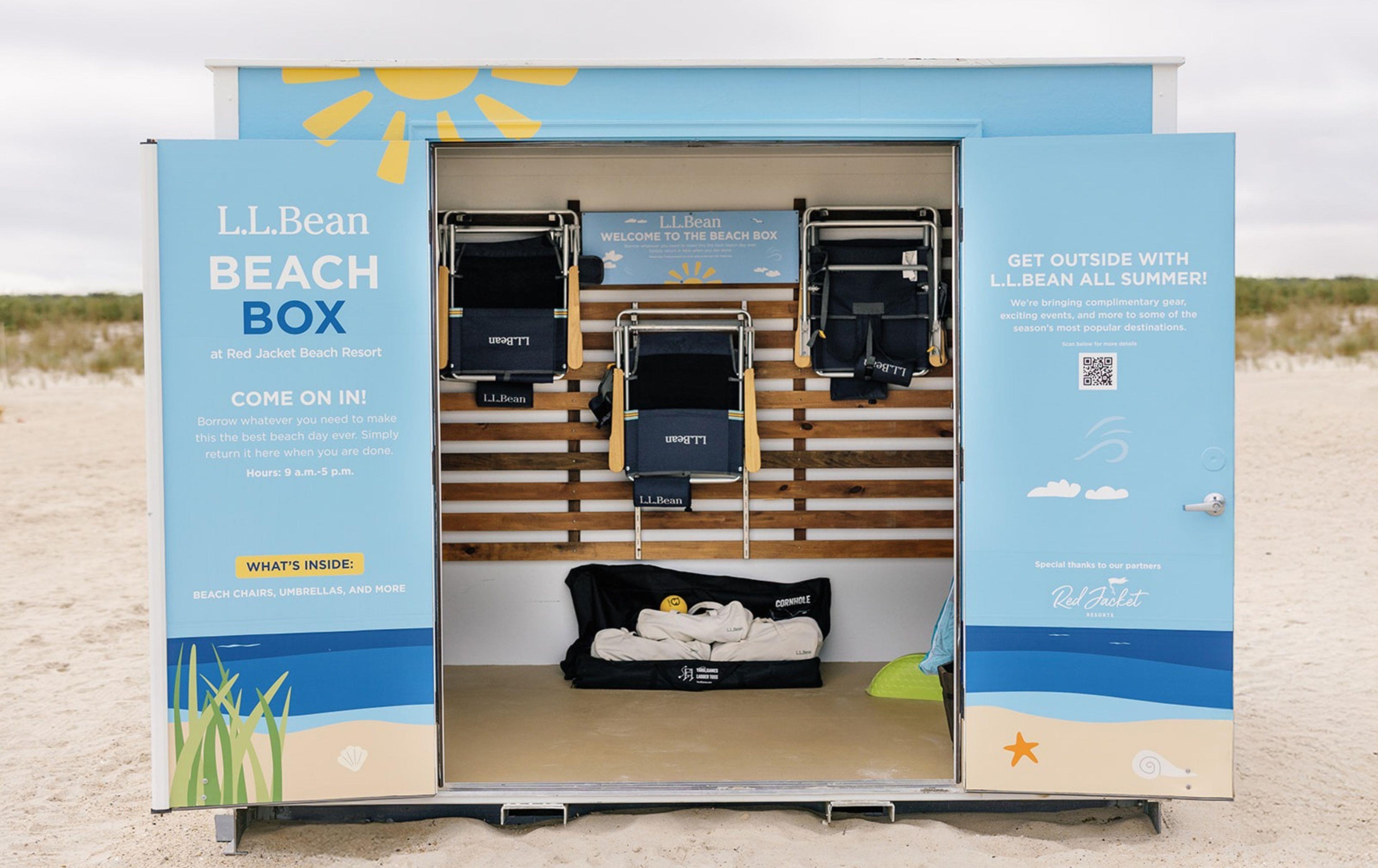 LL Bean Beach Equipment | Red Jacket Beach Resort