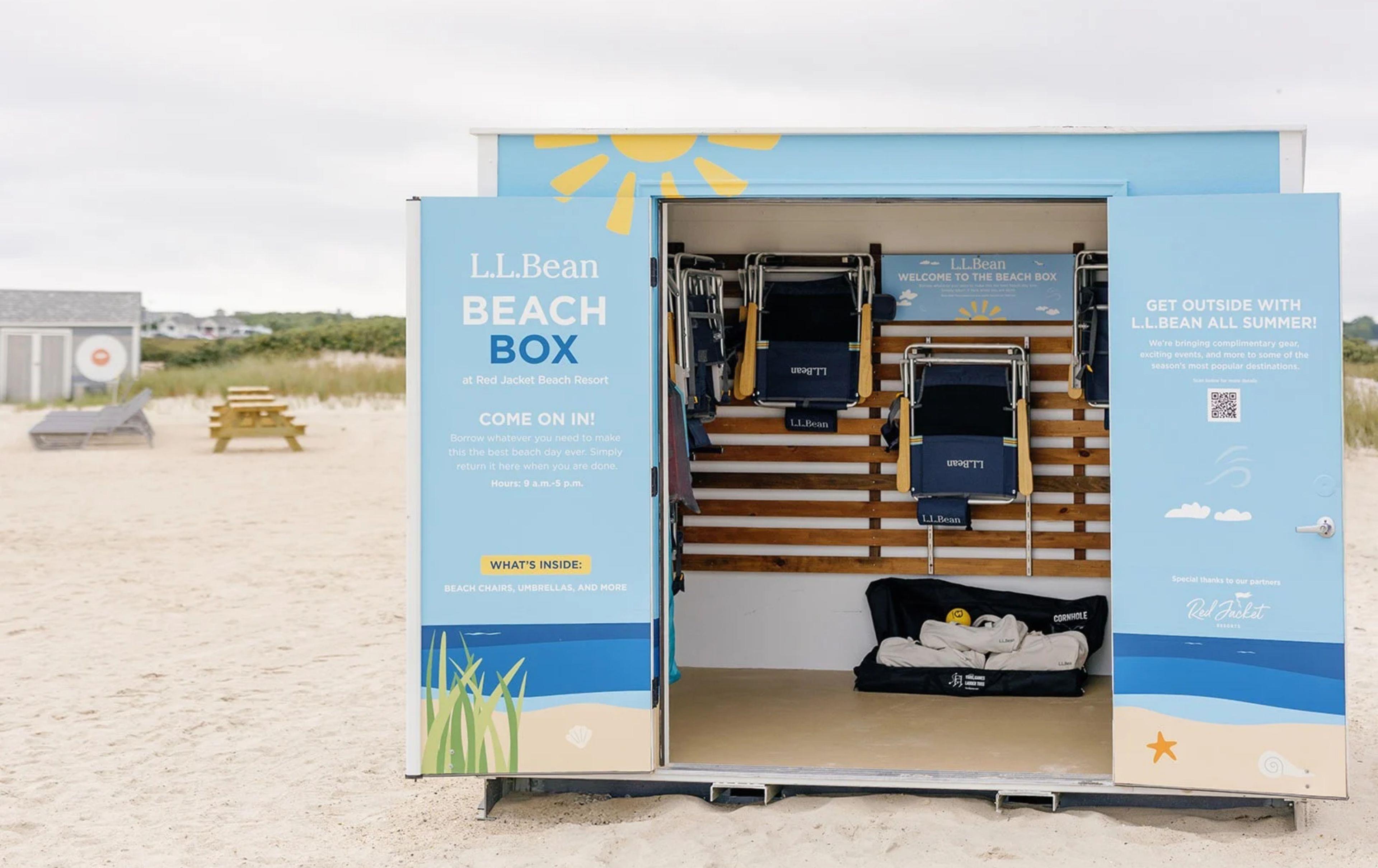 LL Bean Beach Equipment | Red Jacket Beach Resort