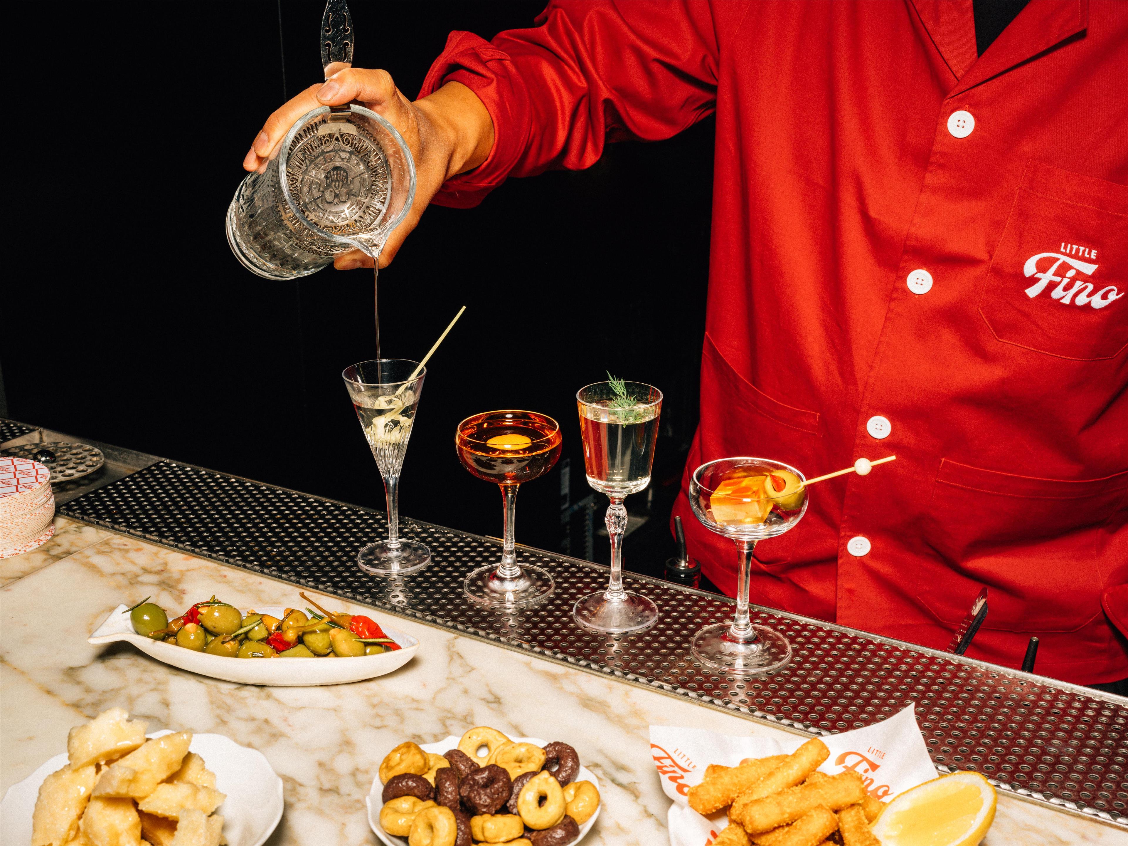 Teeny Tinis Snacks for Martinis at Little Fino