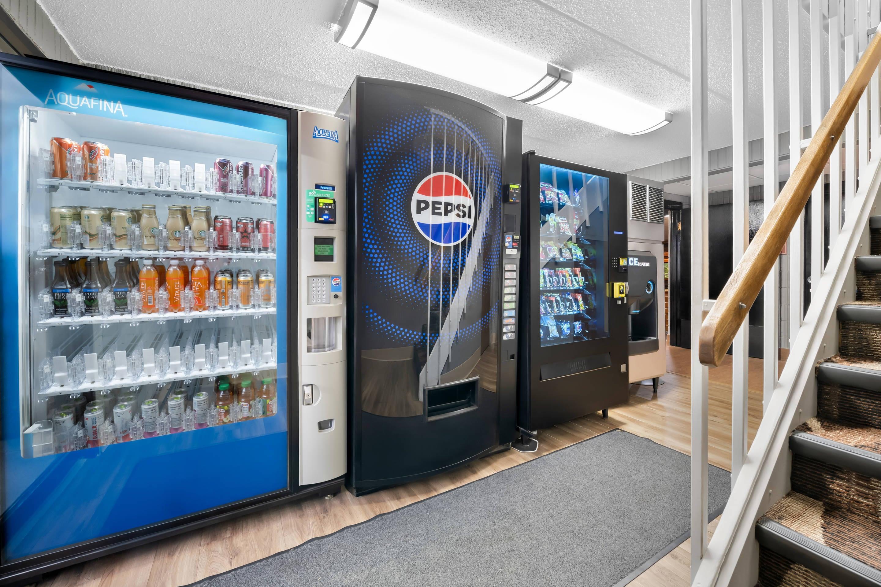 Hotel vending area