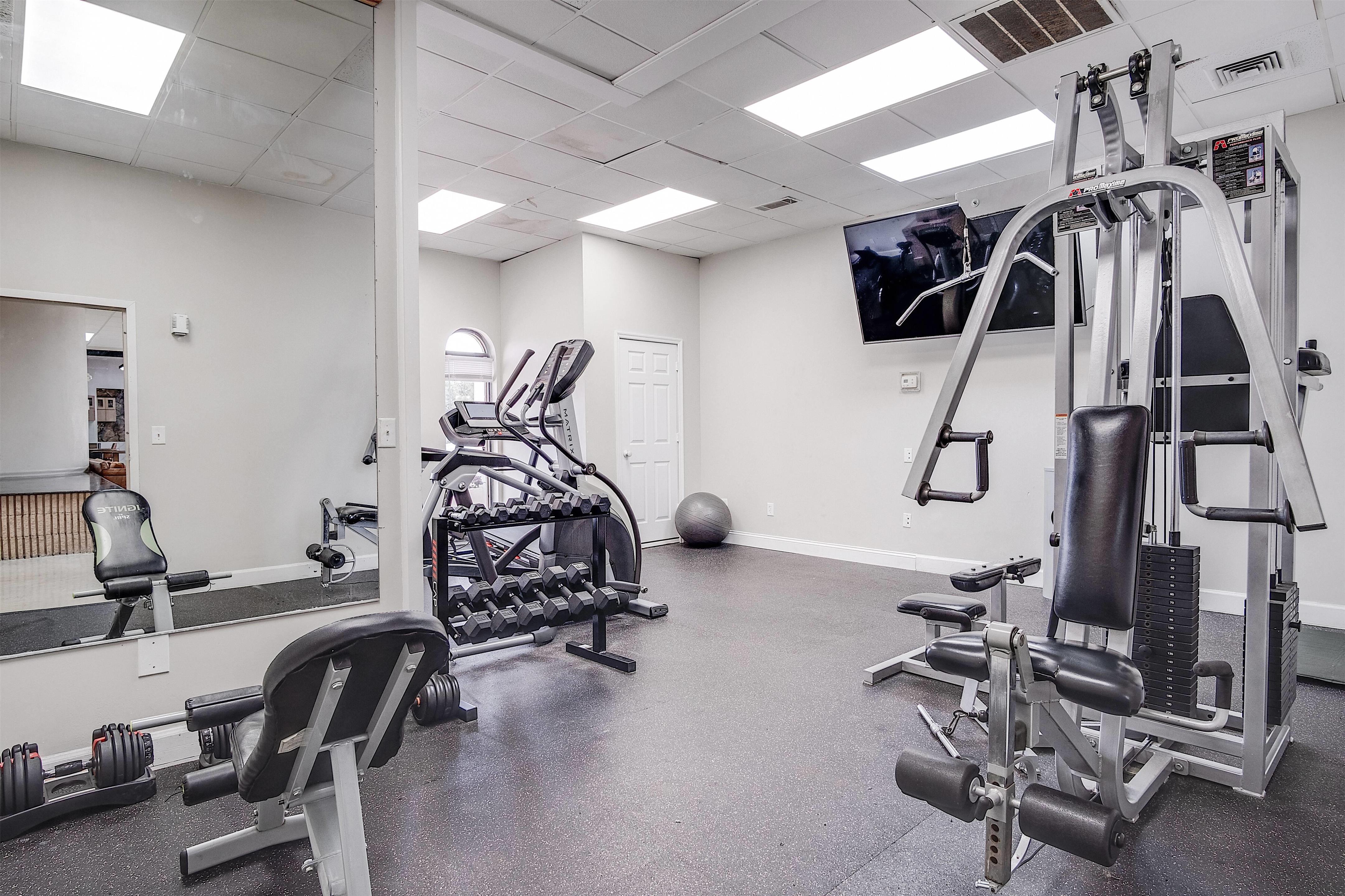 Health club fitness center gym