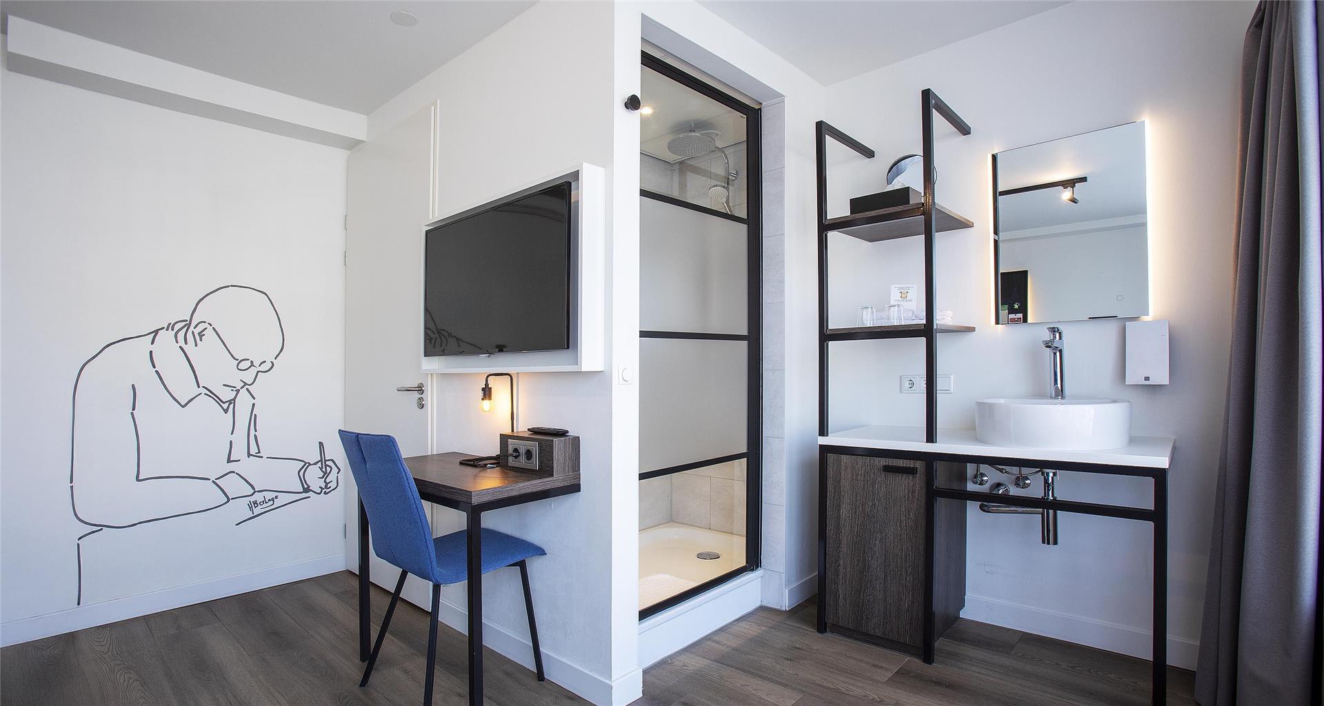 Berlage Hotel, BW Signature Collection-guestroom-Guest Room,Bathroom,On-Site.jpg