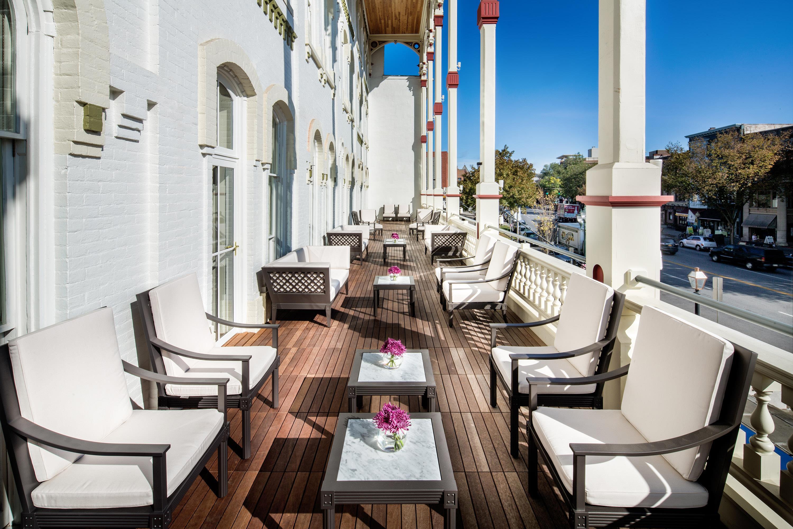Front Terrace Day | The Adelphi Hotel